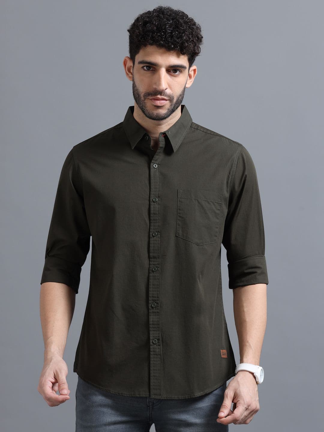 The Roadster Lifestyle Co Pure Cotton Full Sleeve Shirts - view 1