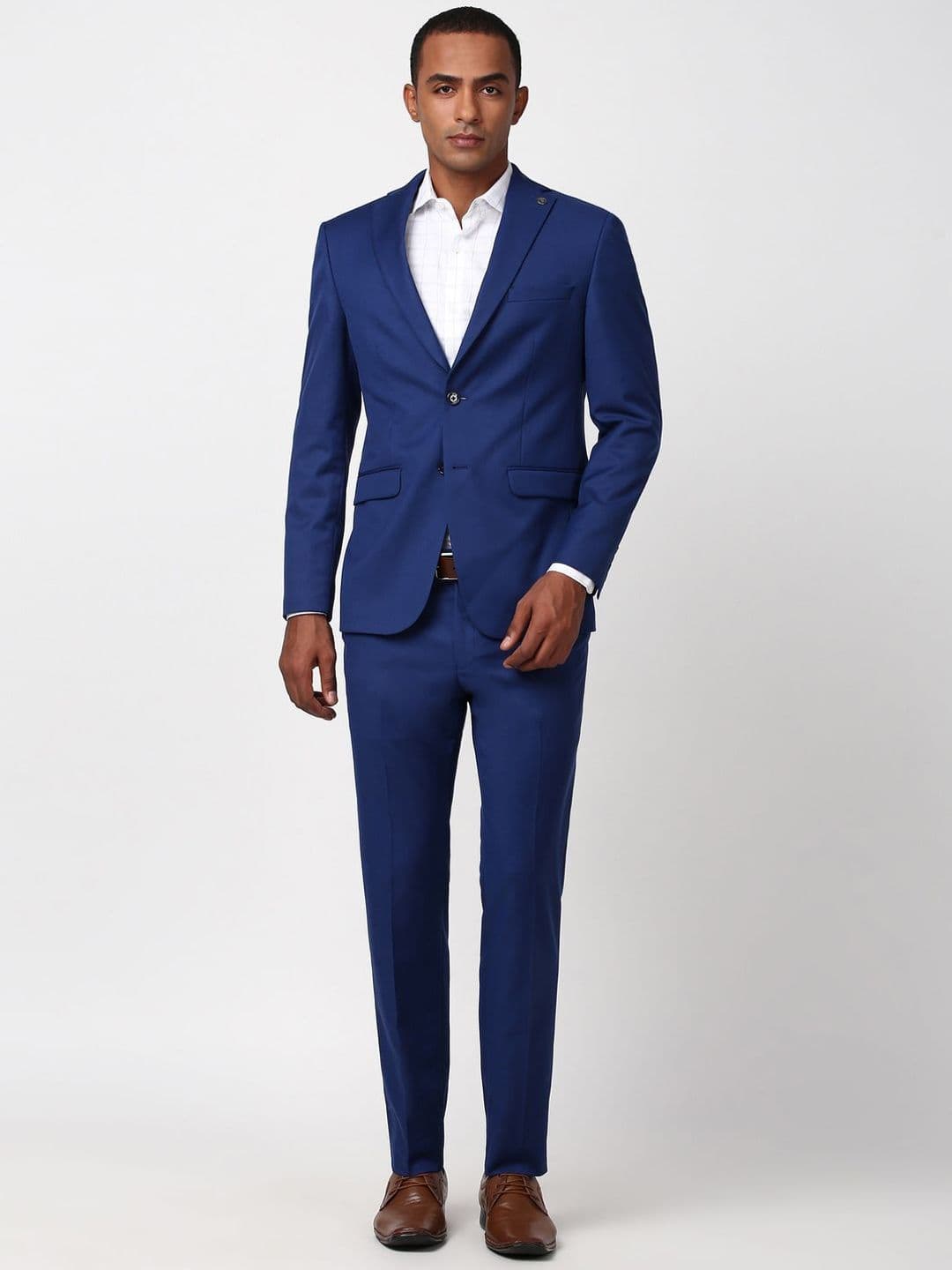Peter England Elite Men Single-Breasted Two-Piece Suit - view 1