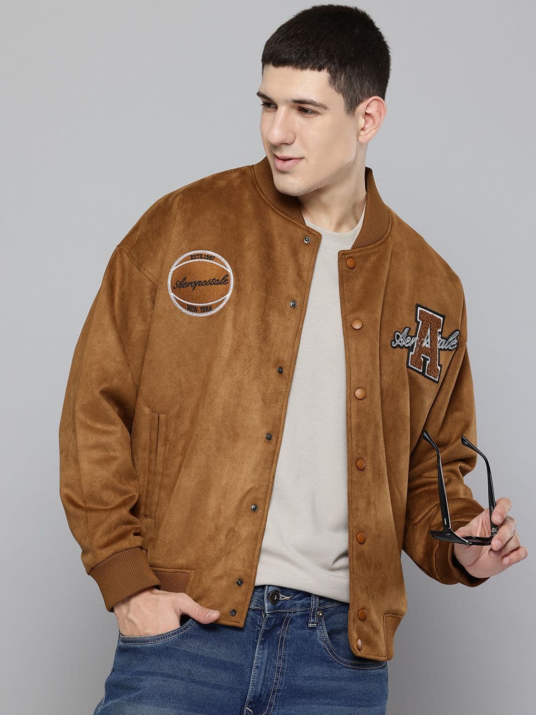 Aeropostale Stand Collar Bomber Jacket - view 1