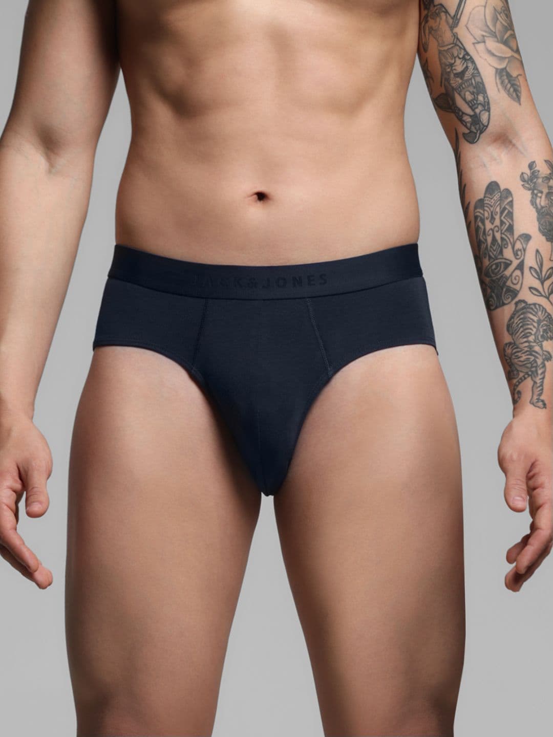 Jack & Jones Cotton Modal Brief 1353954011-Navy Blazer - view 1