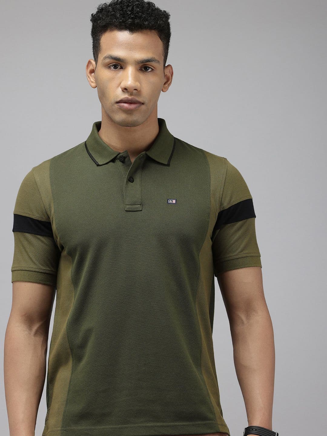 Arrow Sport Short Sleeve Polo Collar T-shirt - view 1