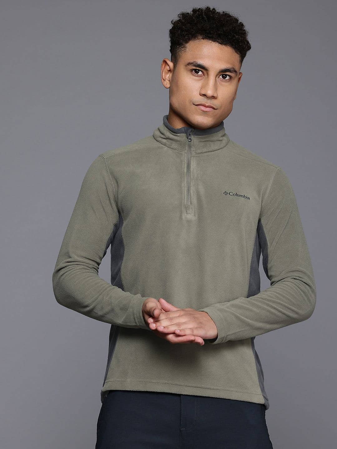 Columbia Men Colorblocked Klamath Range II Pullover - view 1