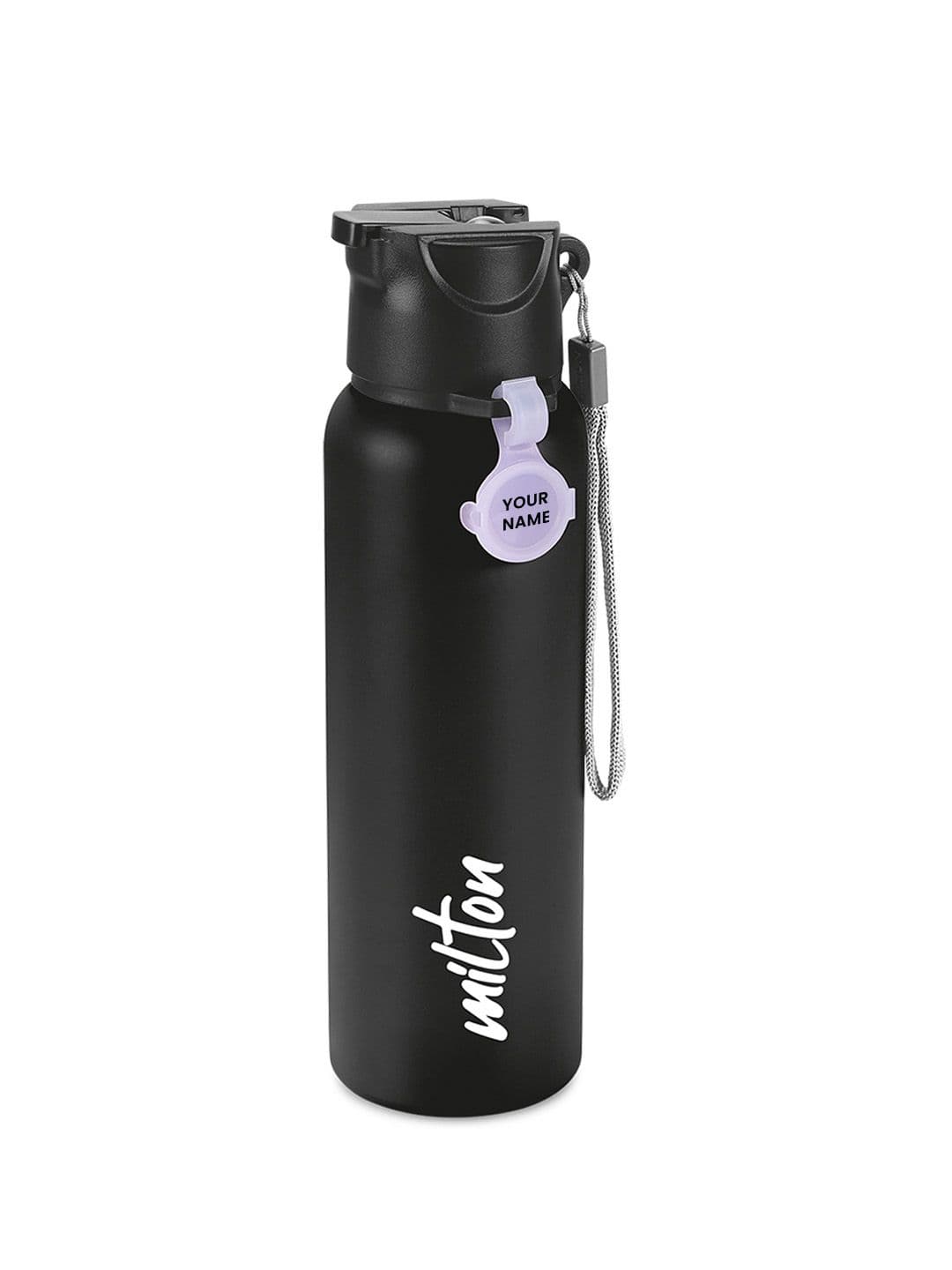 Milton Sipstar 750 Black Solid Stainless Steel Spill Proof Sipper - 690ml - view 1
