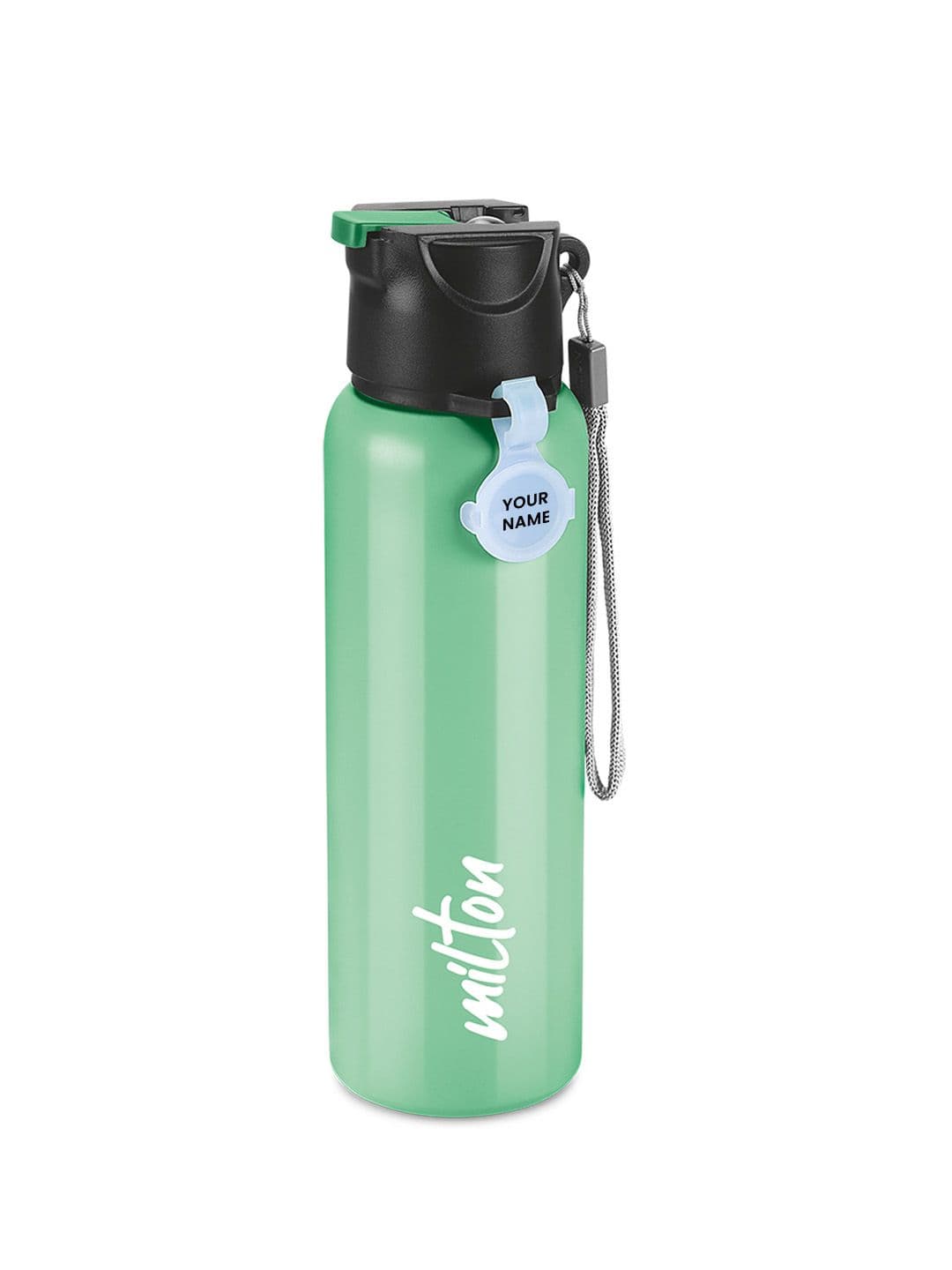 Milton Green Sipstar 750 Stainless Steel Water Bottle with Straw Lid Leak Proof Sipper 690ml - view 1