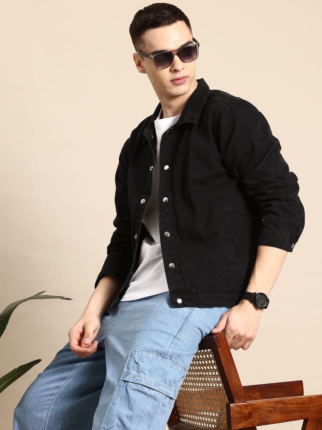 Mast & Harbour Pure Cotton Denim Jacket - view 1