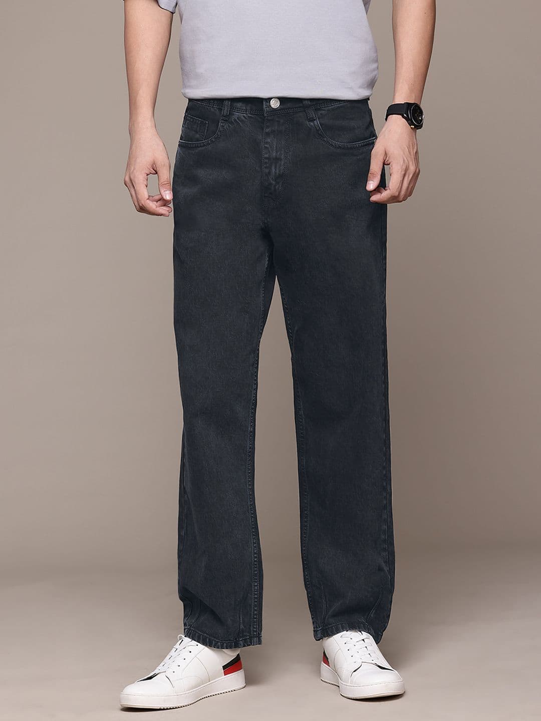 The Roadster Lifestyle Co. Men Pure Cotton Loose Fit Jeans - view 1