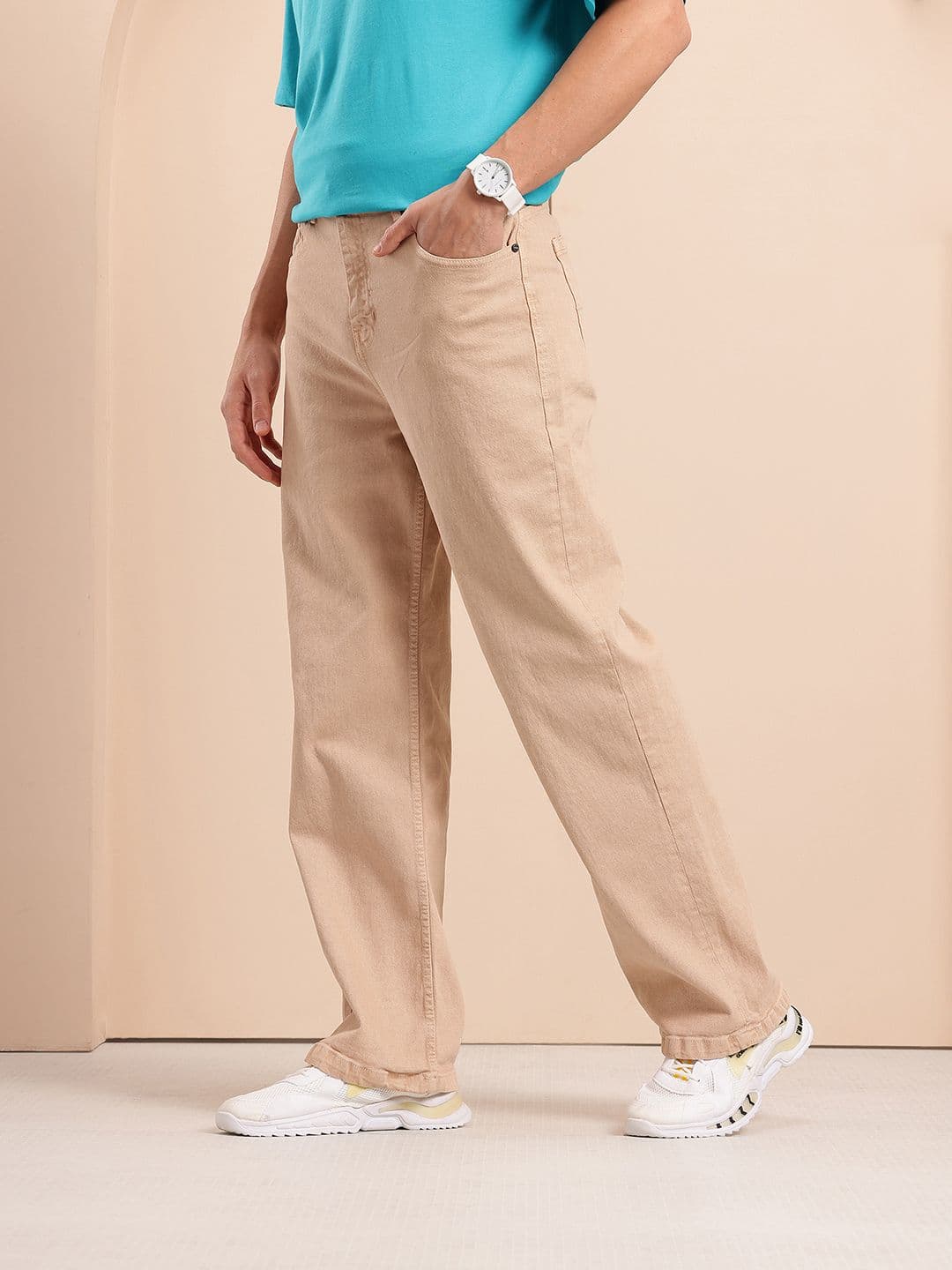 Mast & Harbour Men Wide Leg Fit Jeans - view 1