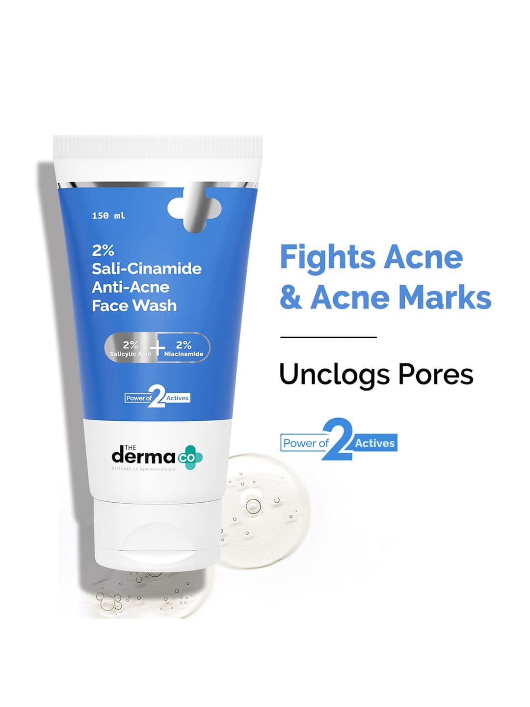 The Derma co. Sali-Cinamide Anti-Acne Face Wash - 150ml - view 1