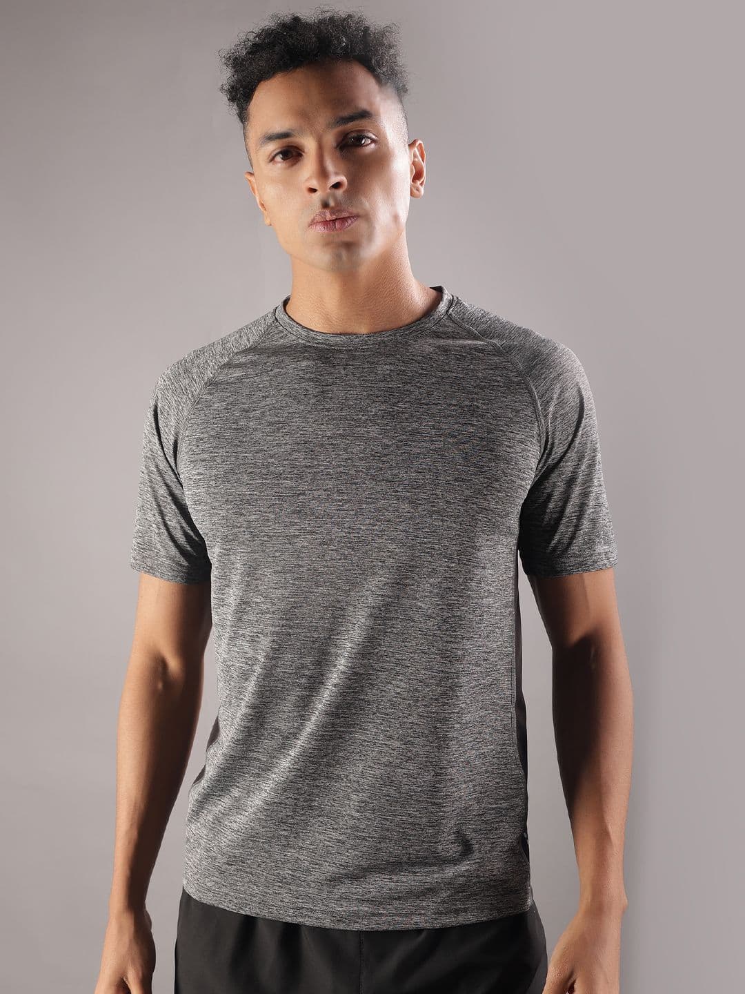 Force NXT Men Microfiber Anti Viral Anti Odour Cool Round Neck Sports Printed T-Shirt - view 1