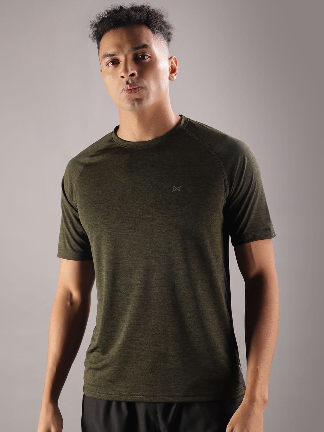 Force NXT Men Microfiber Anti Viral Anti Odour Cool Round Neck Sports Printed T-Shirt - view 1