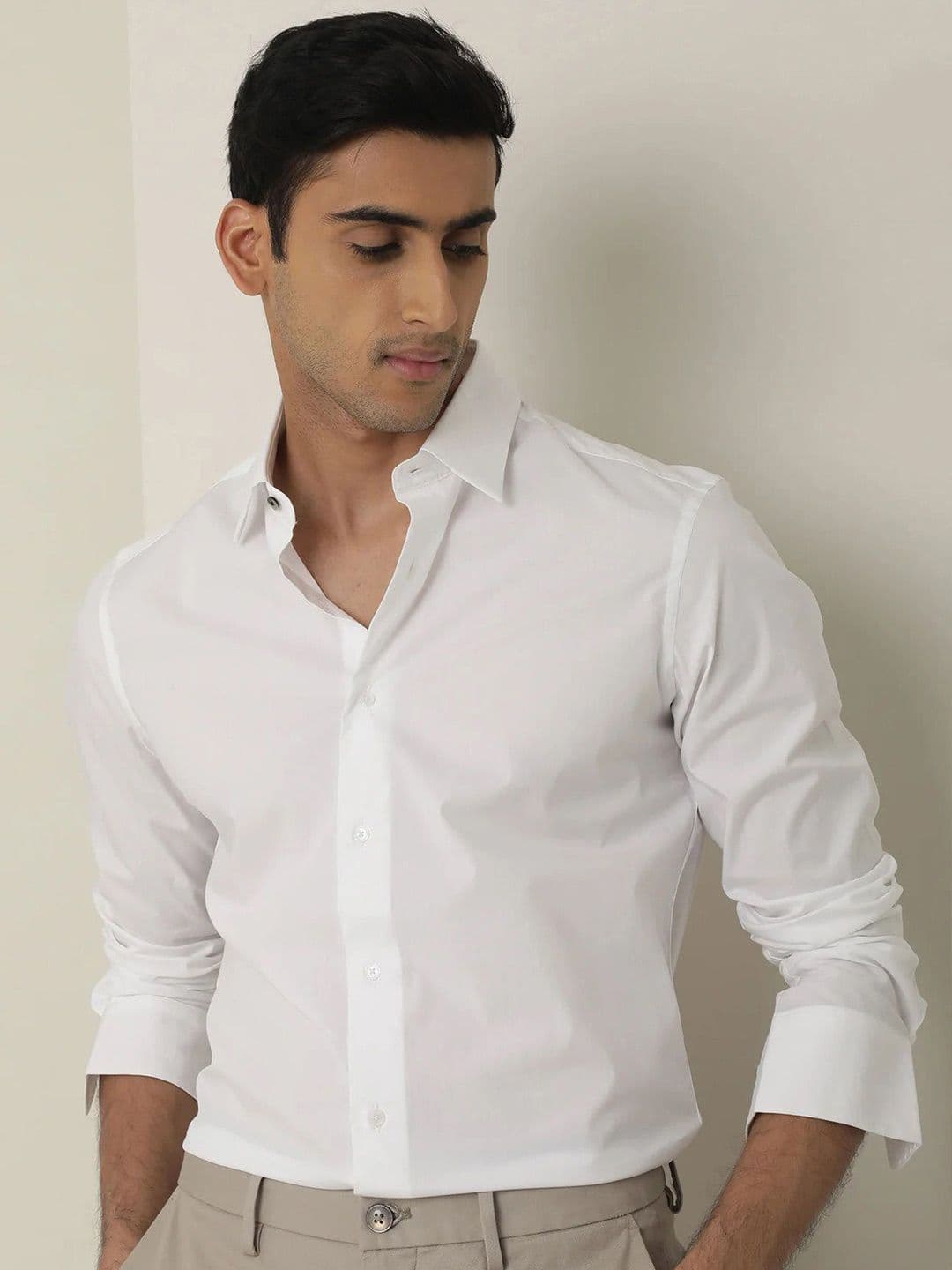 MISCHIEF MONKEY Men Classic Tailored Fit Opaque Casual Shirt - view 1
