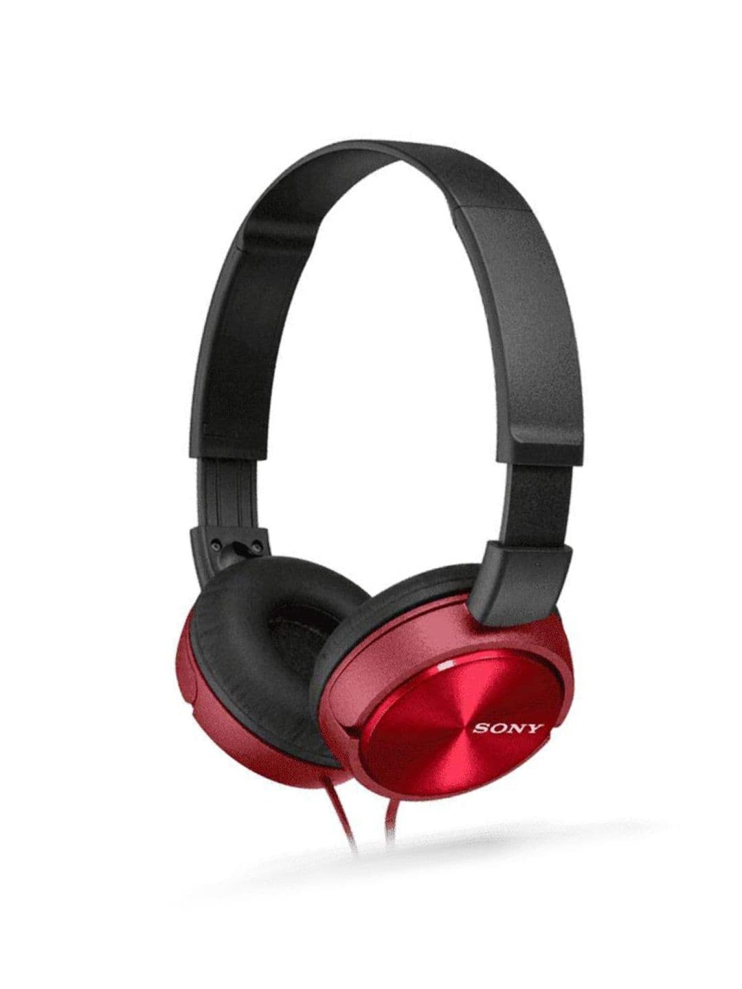 Sony MDR Zx310Ap Wired On Ear Headphones with Mic - Red - view 1