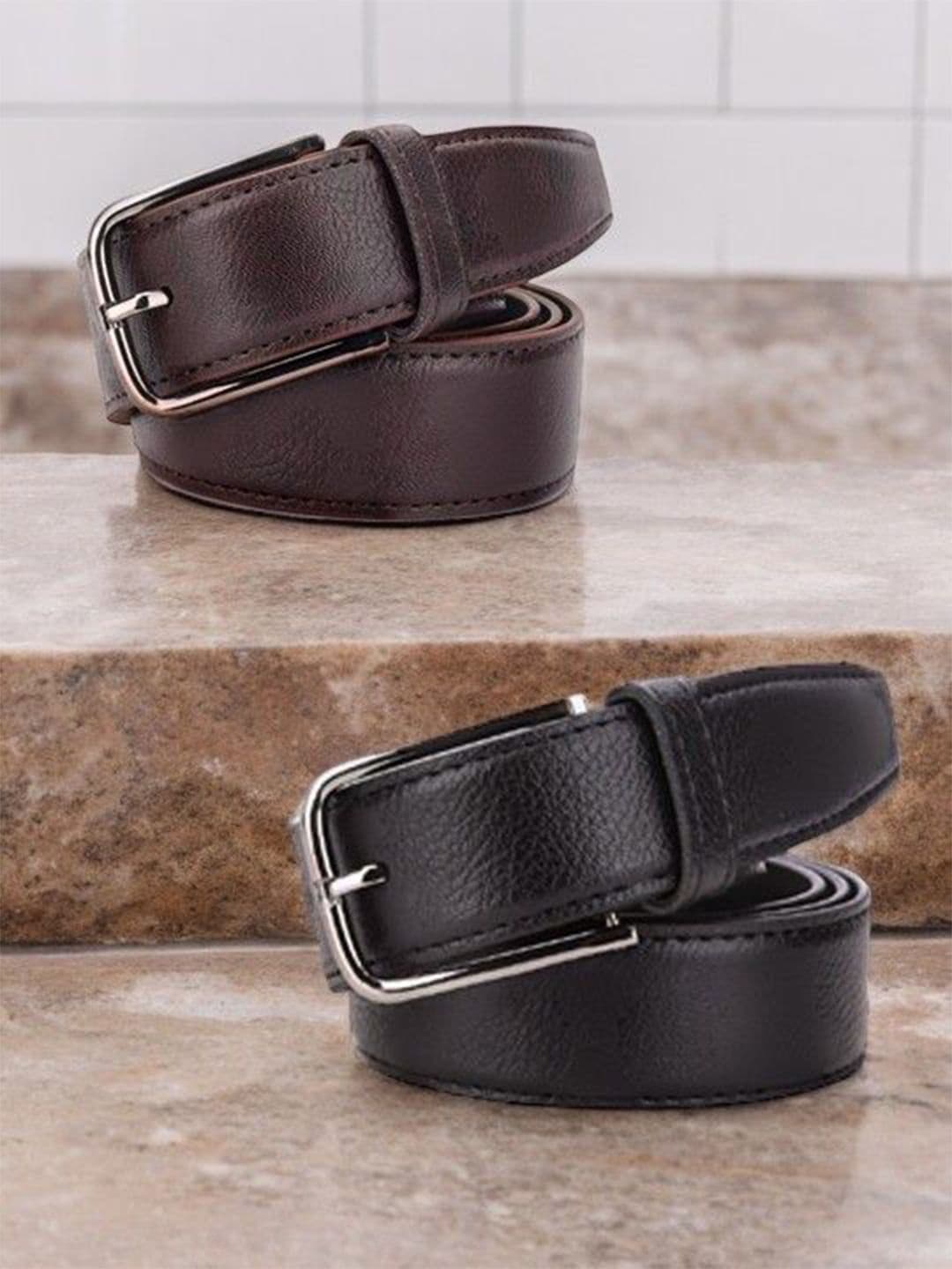 The Roadster Lifestyle Co Men Set Of 2 Belts - view 1