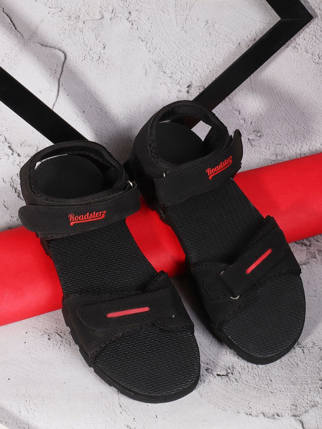 Roadster Men Black Sandals - view 1