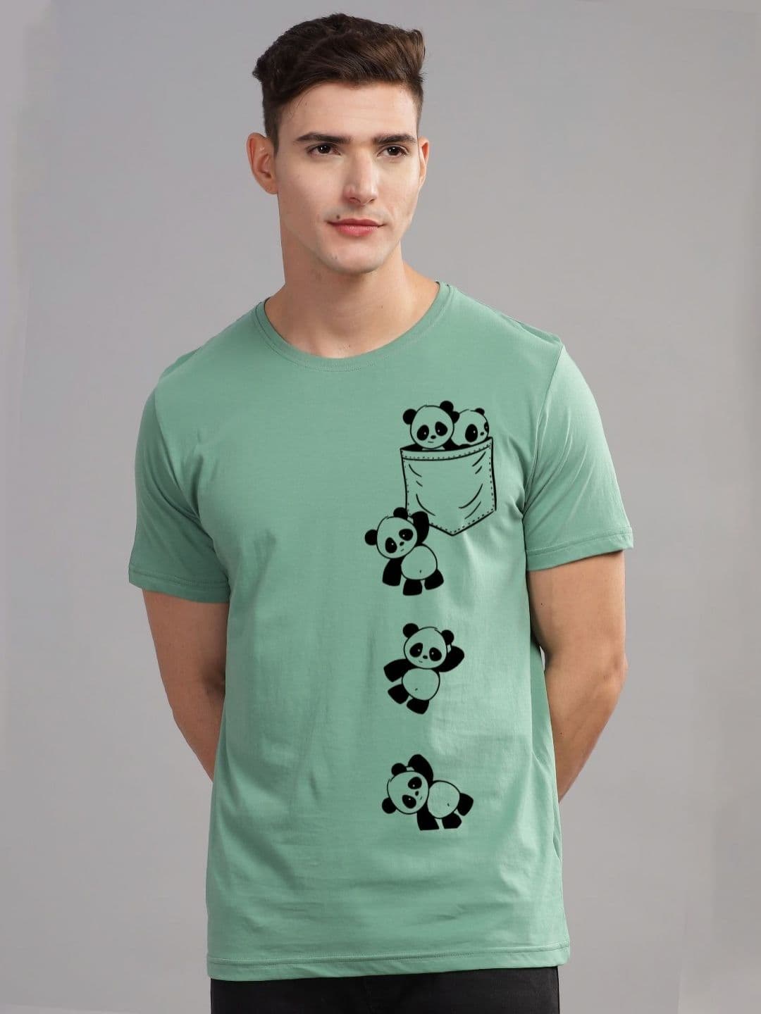 ADRO Men Printed Applique T-shirt - view 1