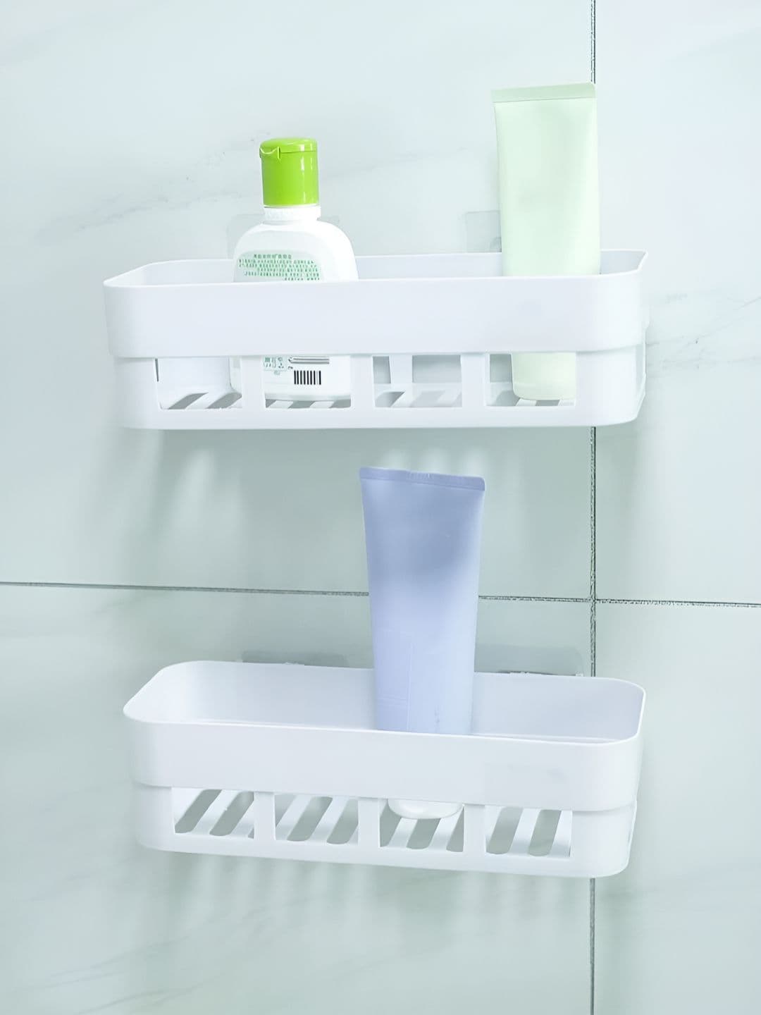 Kuber Industries White 2 pieces Bathroom Caddy - view 1