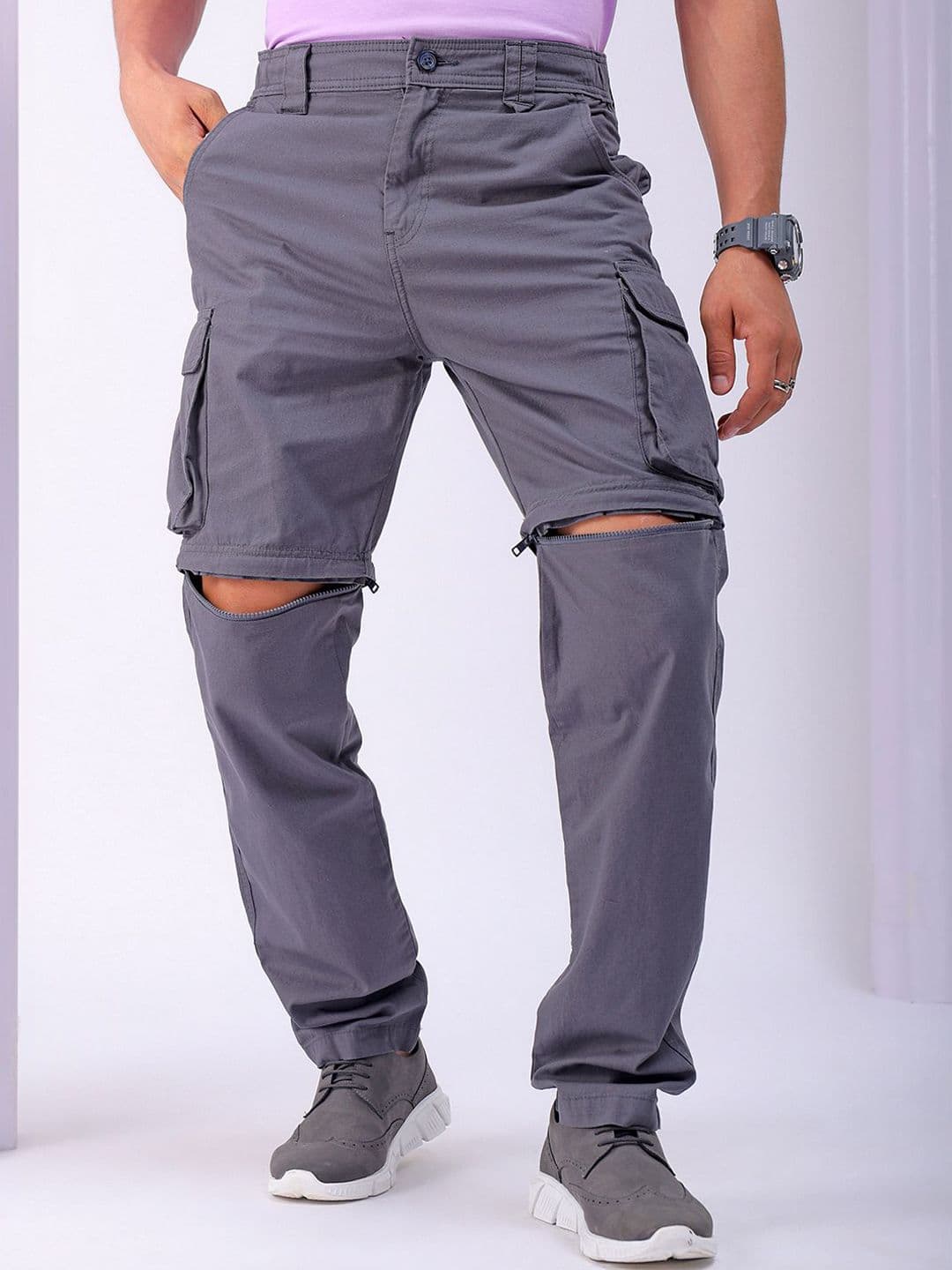 The Indian Garage Co Men Loose Fit Cargos Trousers - view 1