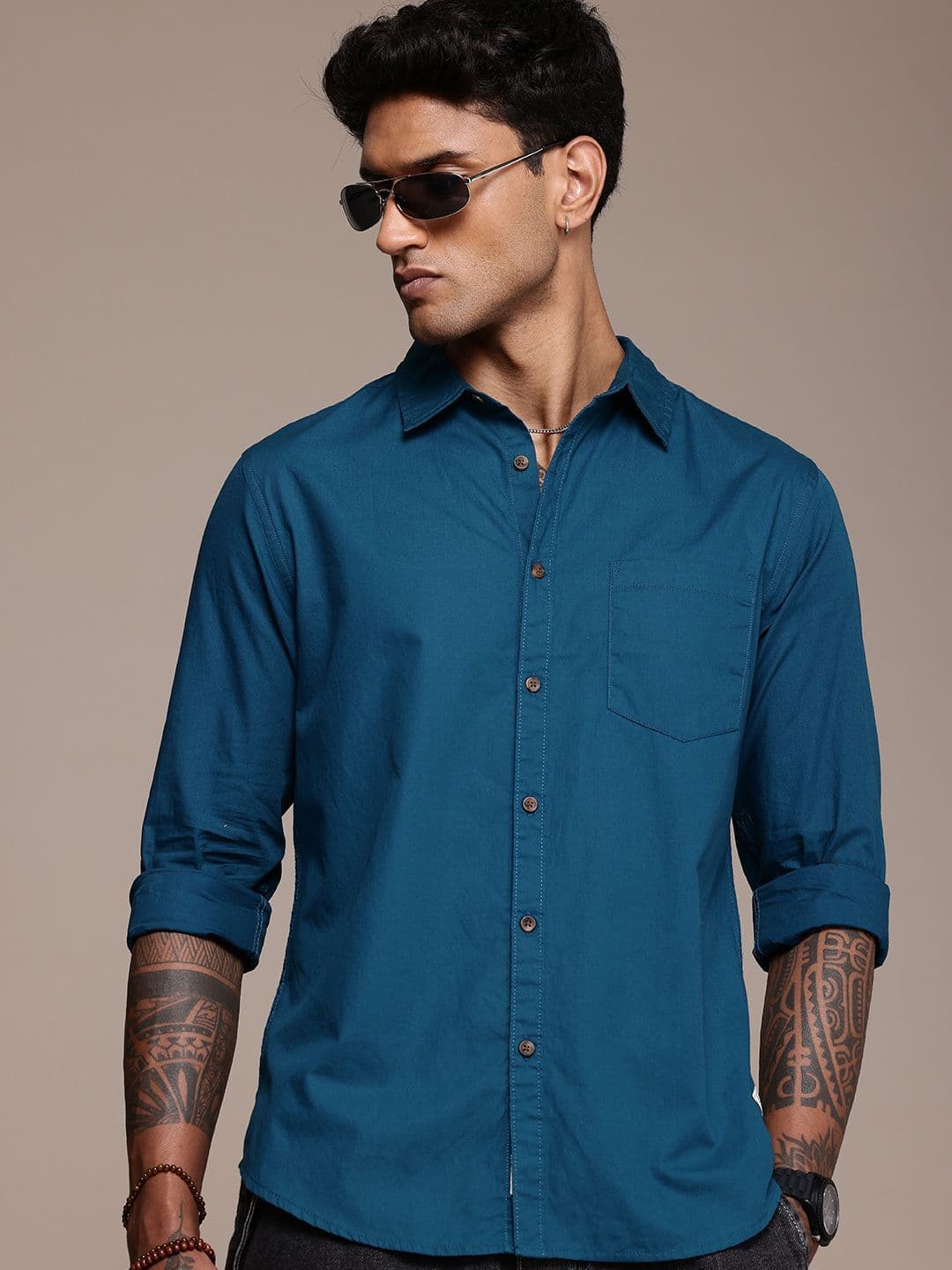 Roadster Men Pure Cotton Casual Shirt - view 1