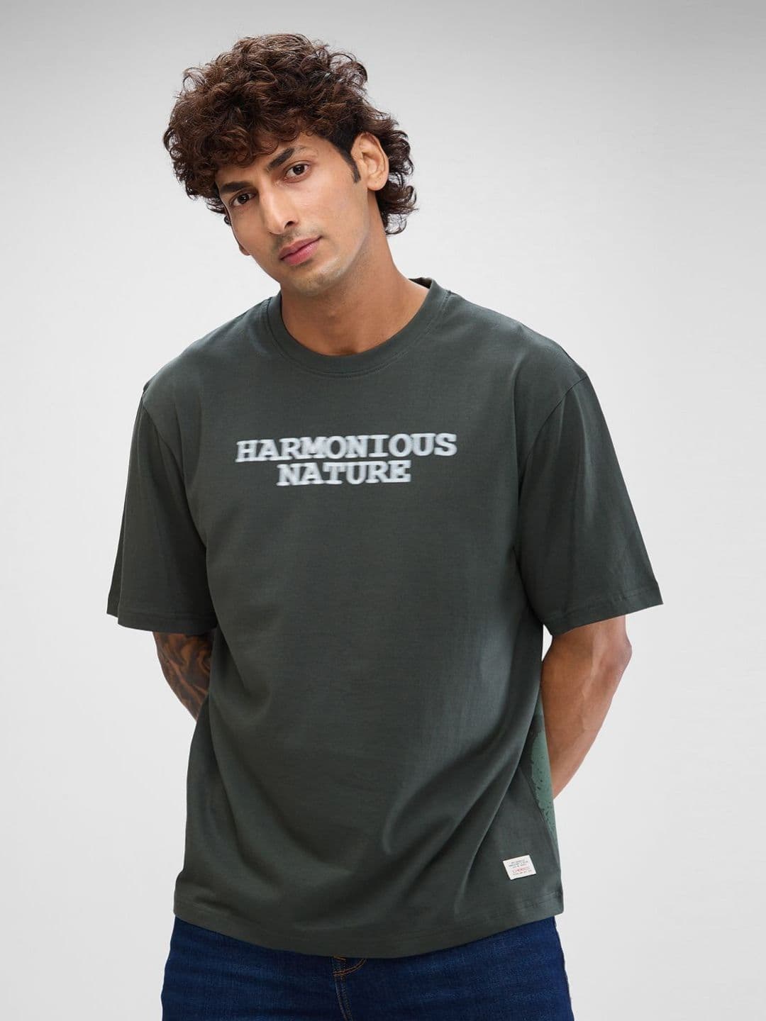 SPYKAR Men Typography Printed Regular Fit T-shirt - view 1