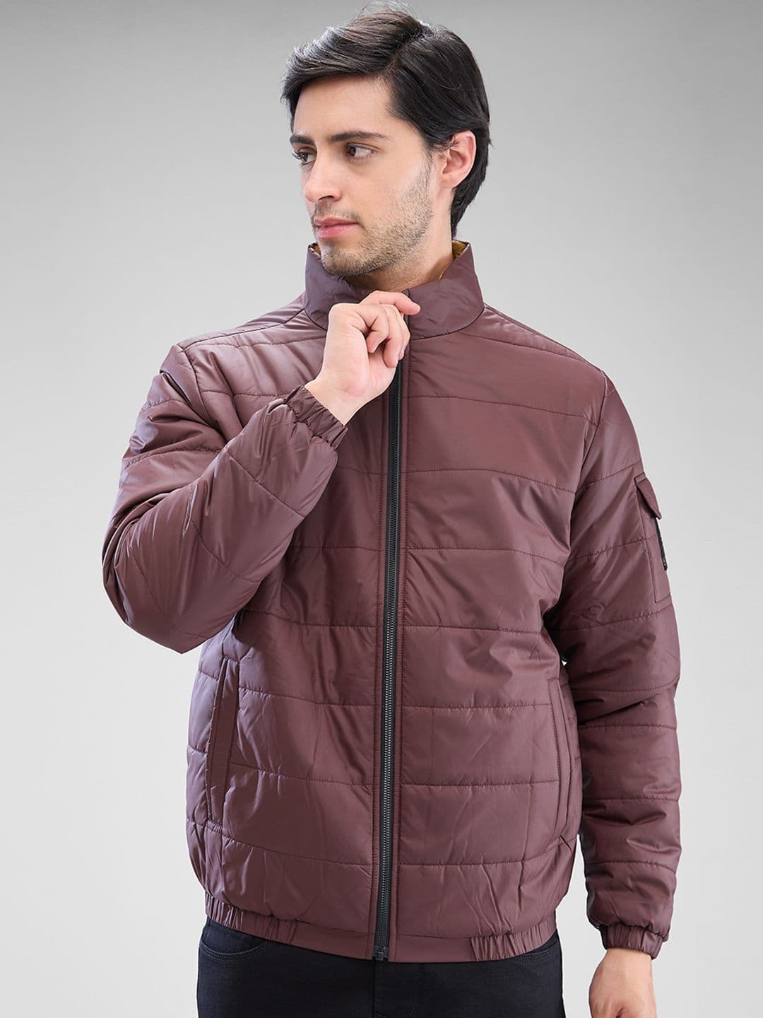 SPYKAR Men Solid Regular Fit Padded Jacket - view 1