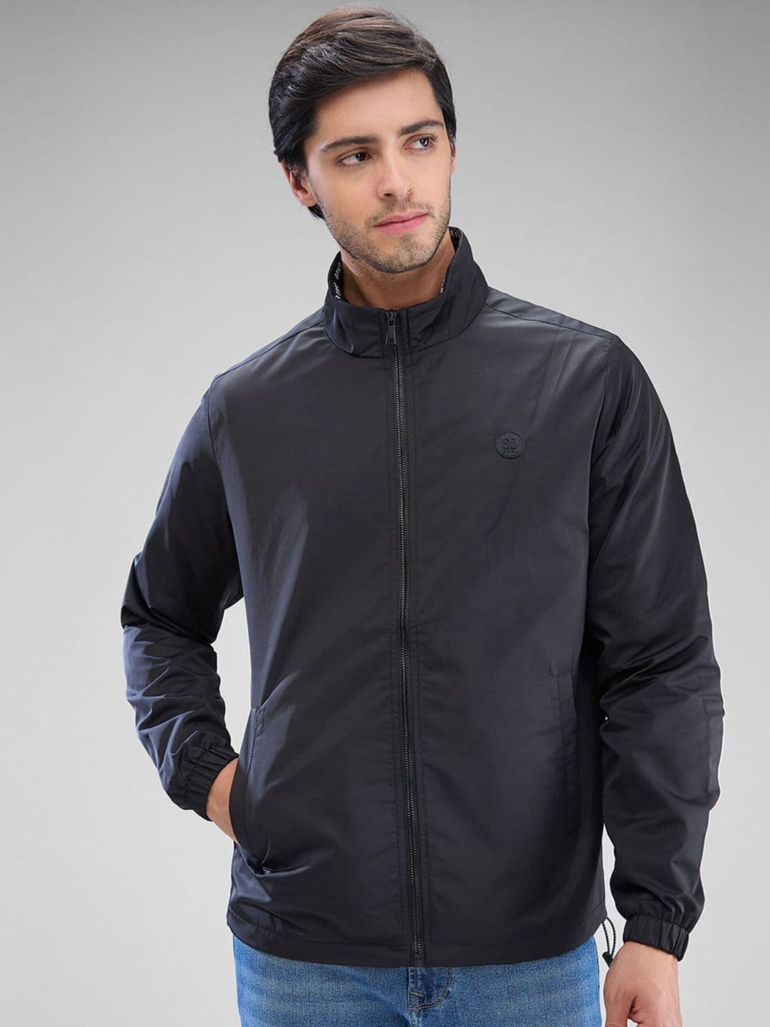 SPYKAR Men Solid Mock Collar Sporty Jacket - view 1
