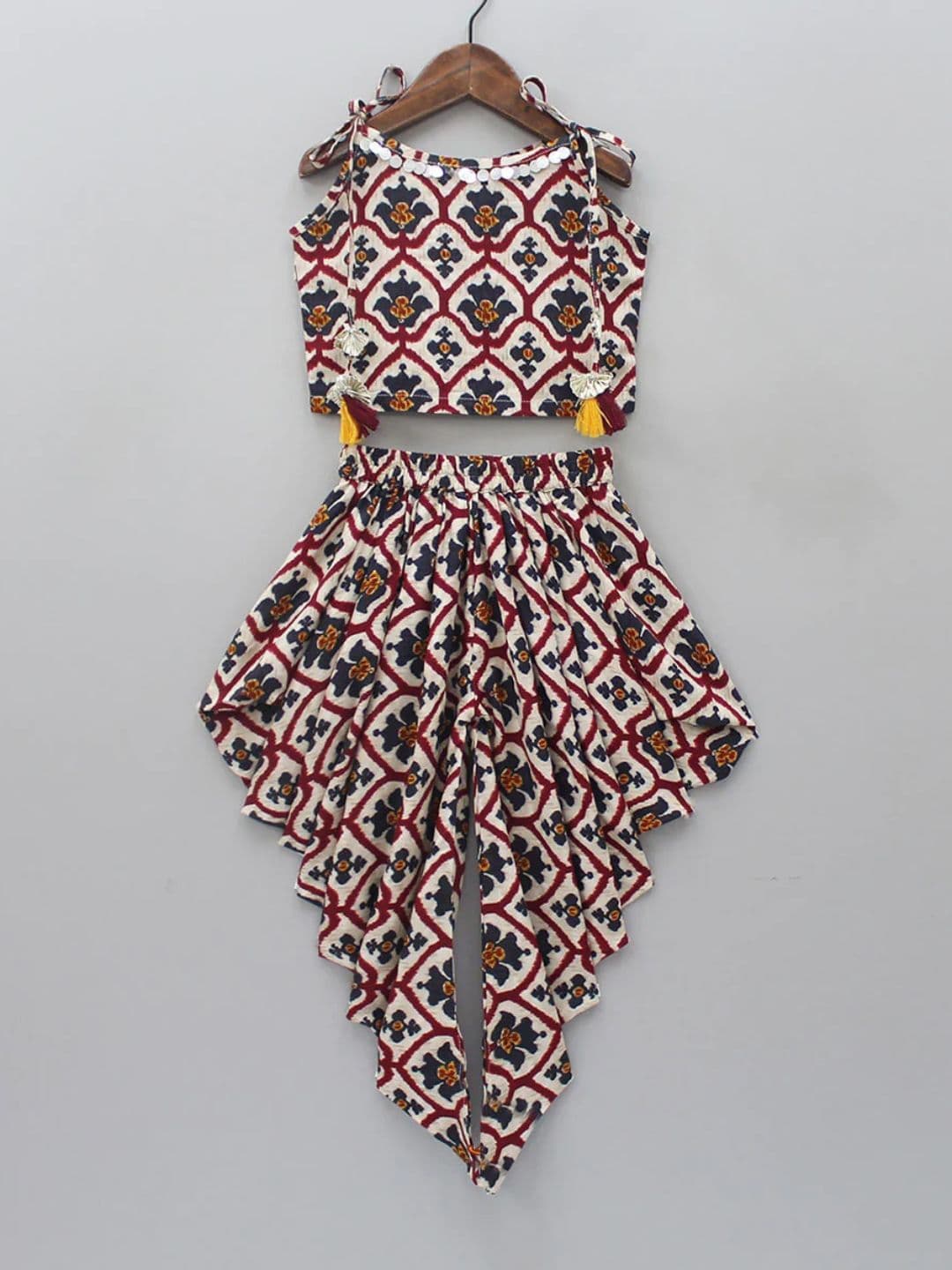 BAESD Girls Printed Top With Dhoti Pants - view 1