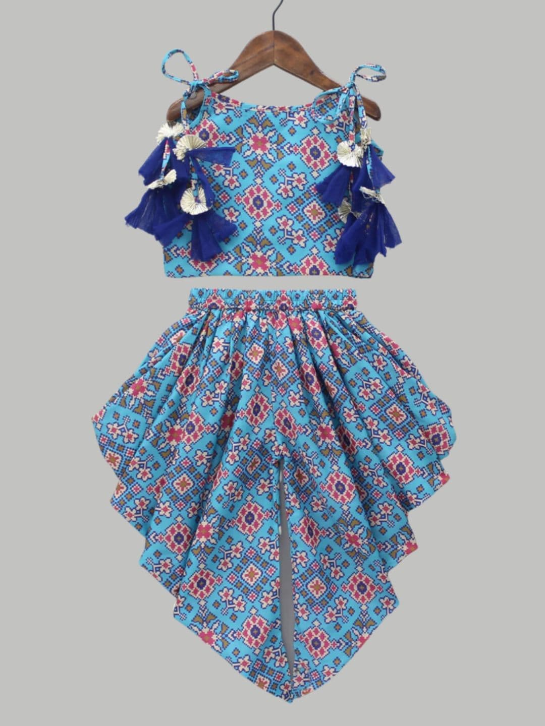 BAESD Girls Printed Top With Dhoti Pants - view 1