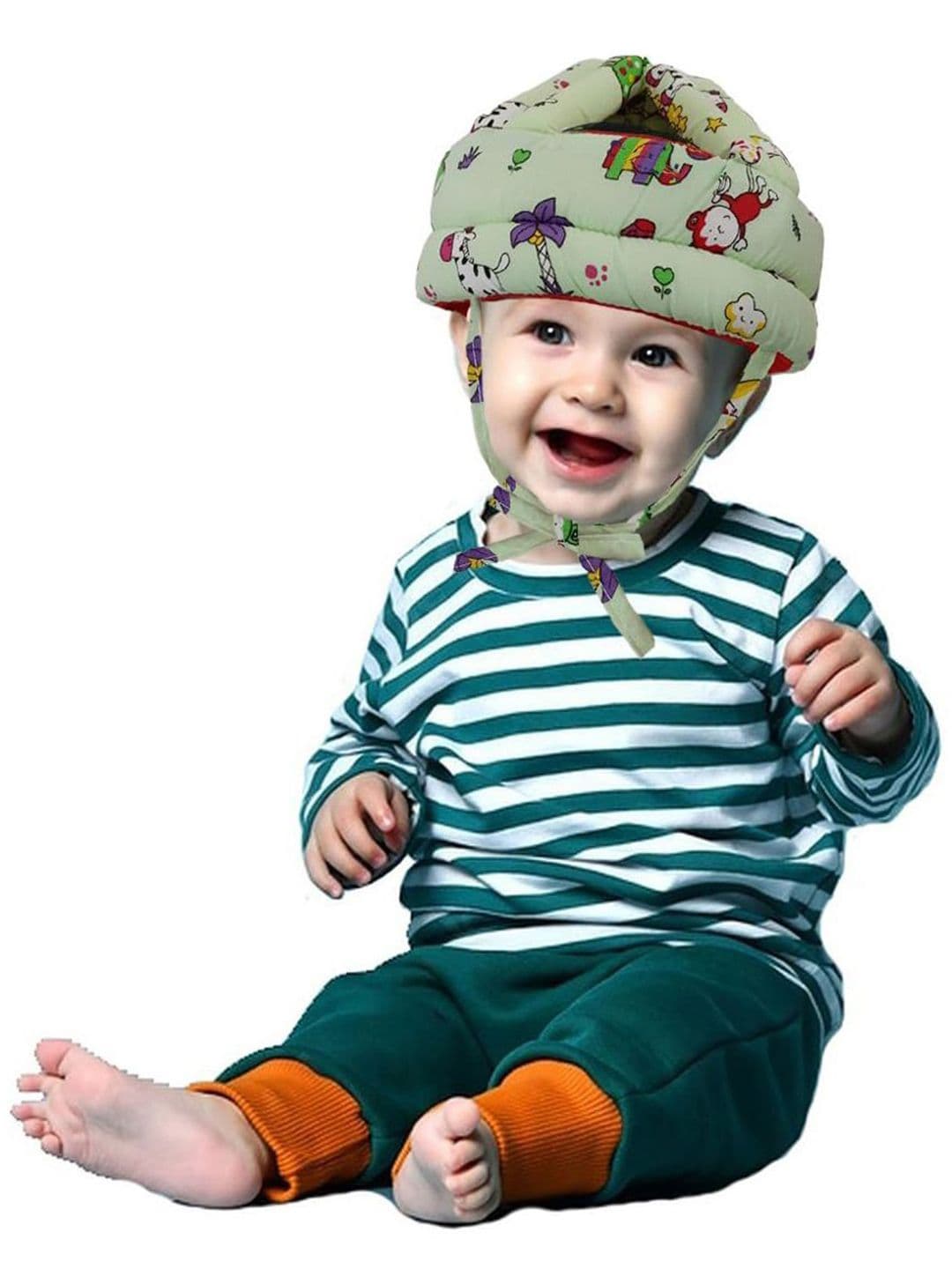 NeonateCare Kids Unicorn Printed Cushioned Adjustable Safety Helmet - view 1