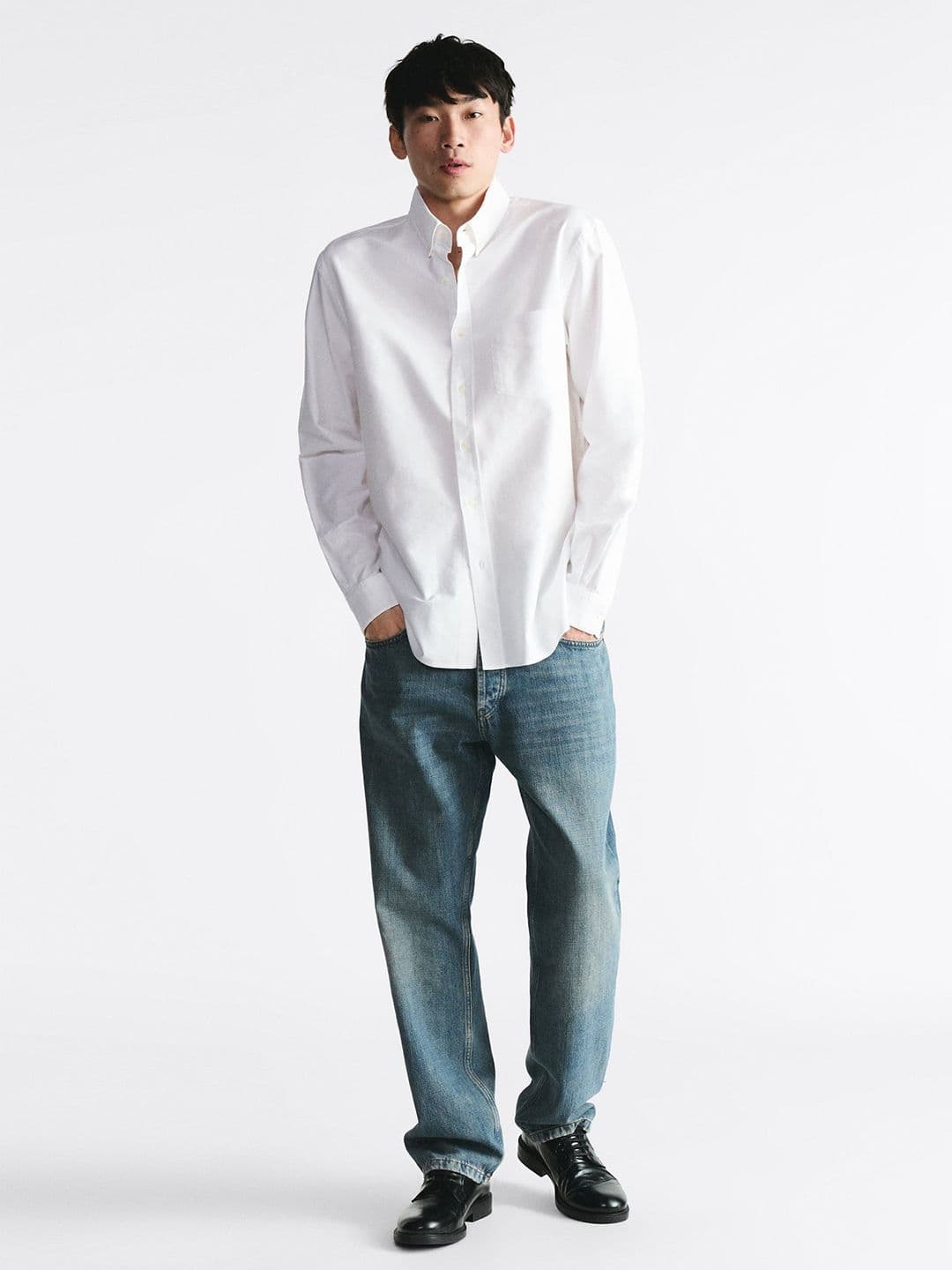 MISCHIEF MONKEY Men Classic Tailored Fit Opaque Casual Shirt - view 1