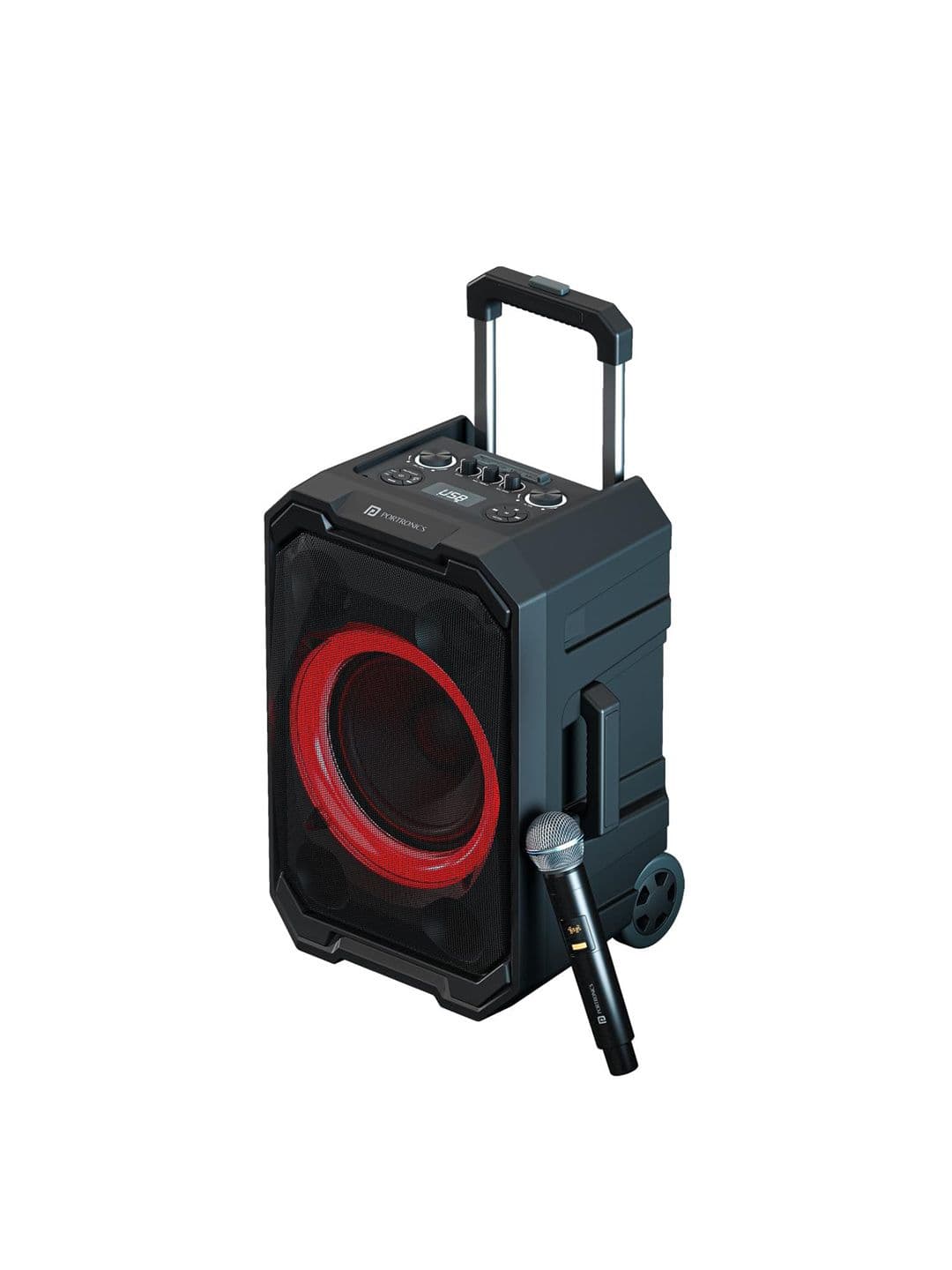 Portronics Iron Beats 250W Wireless Speaker With Karaoke Mic - view 1
