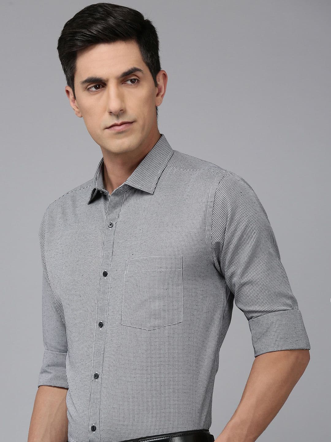 Park Avenue Self Design Slim Fit Formal Shirt - view 1