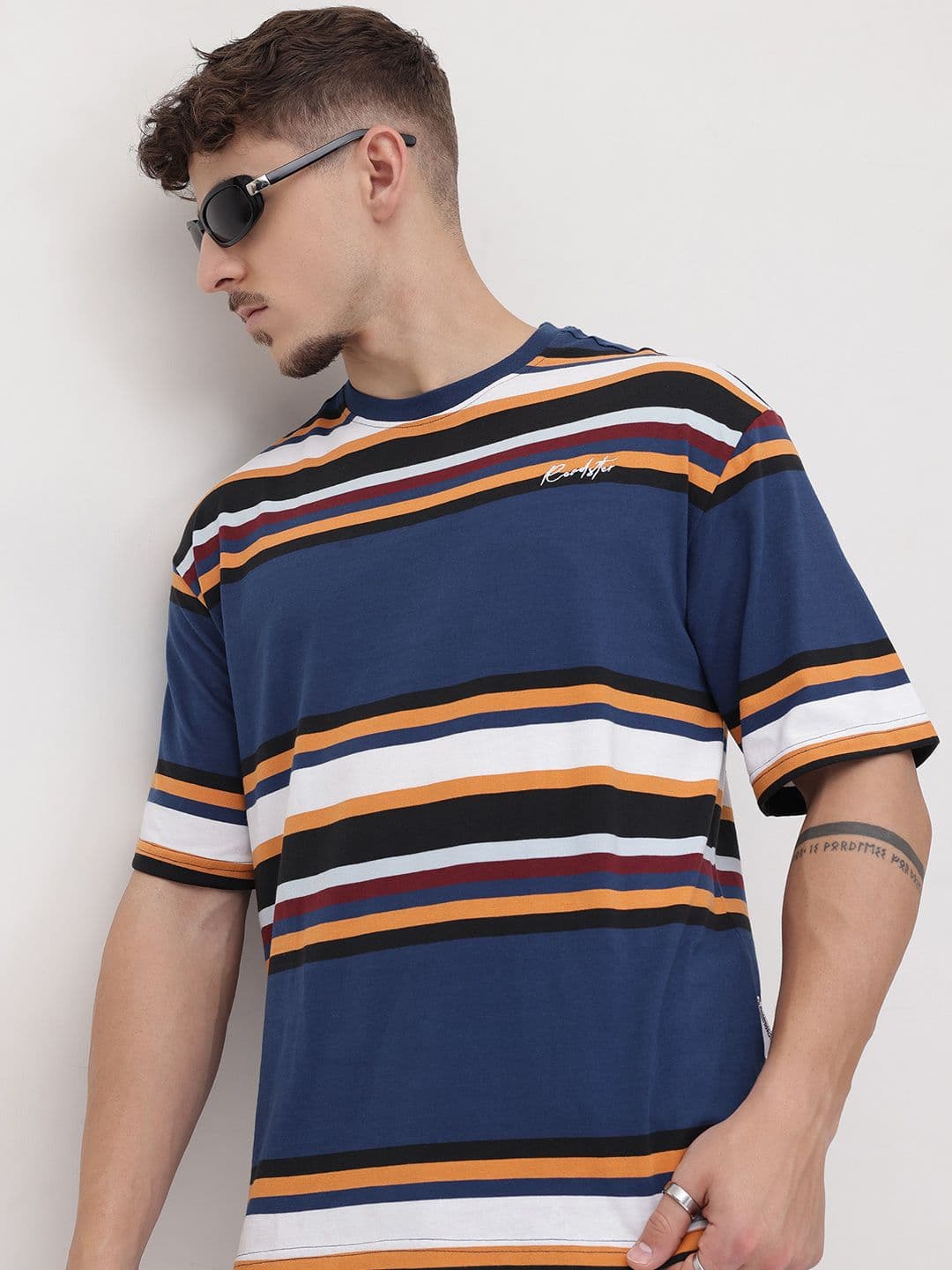 The Roadster Life Co. Striped Relaxed Fit T-shirt - view 1