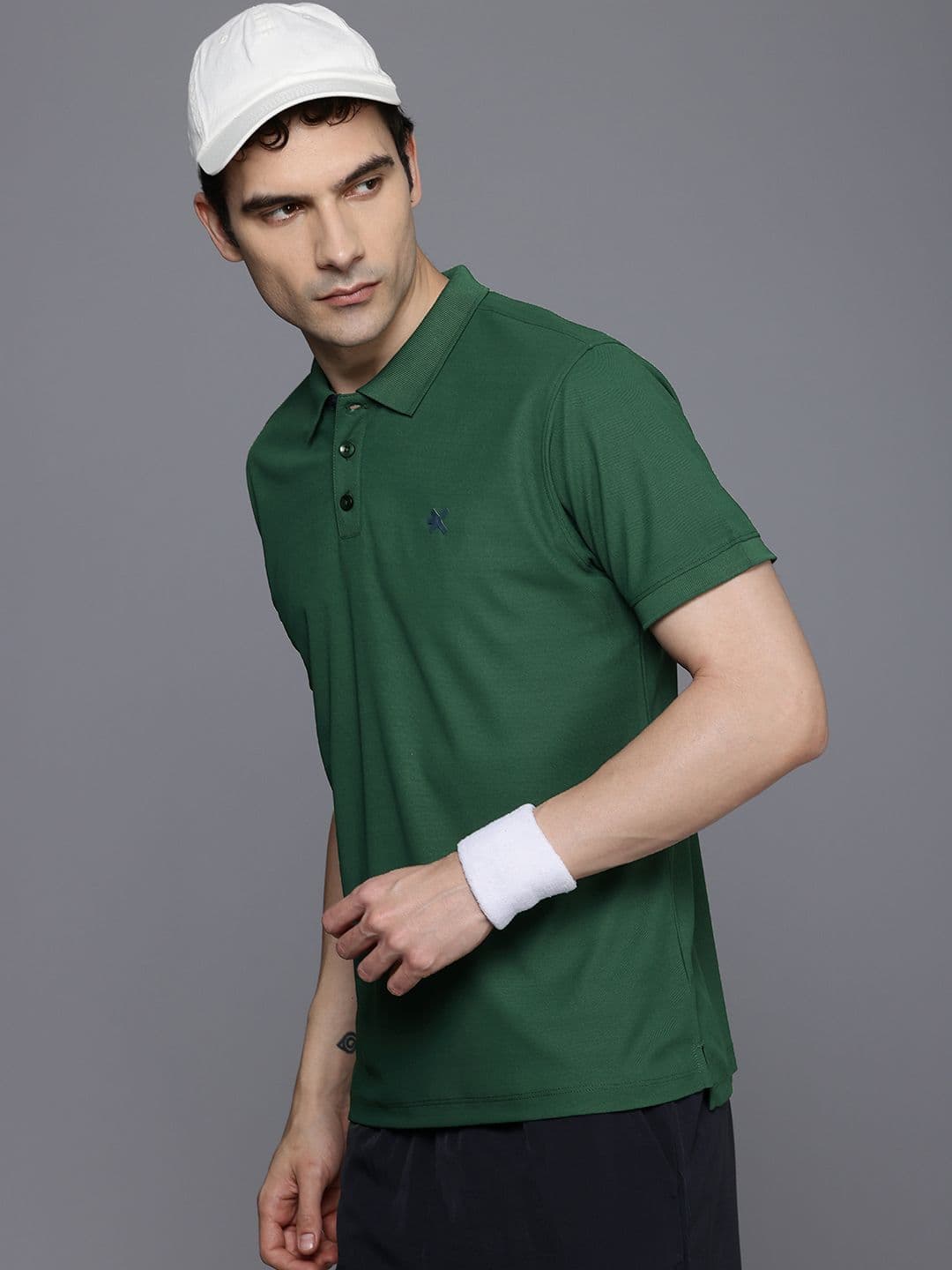 HRX by Hrithik Roshan Men Polo Collar Sports T-shirt - view 1