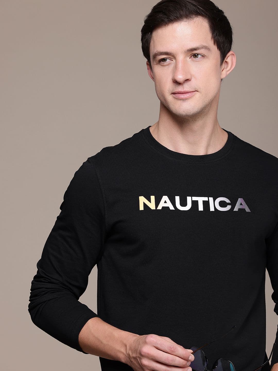 Nautica Brand Logo Printed T-shirt - view 1
