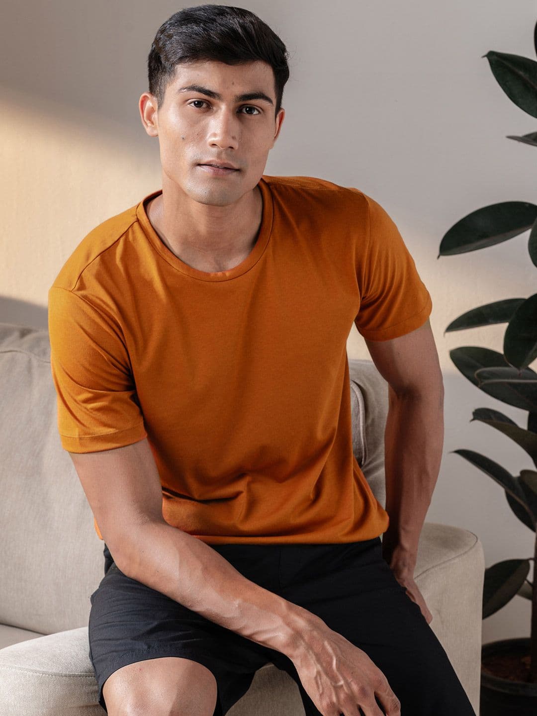 DAMENSCH Ultralight Basic Crew Pure Cotton Lounge T-Shirts - view 1