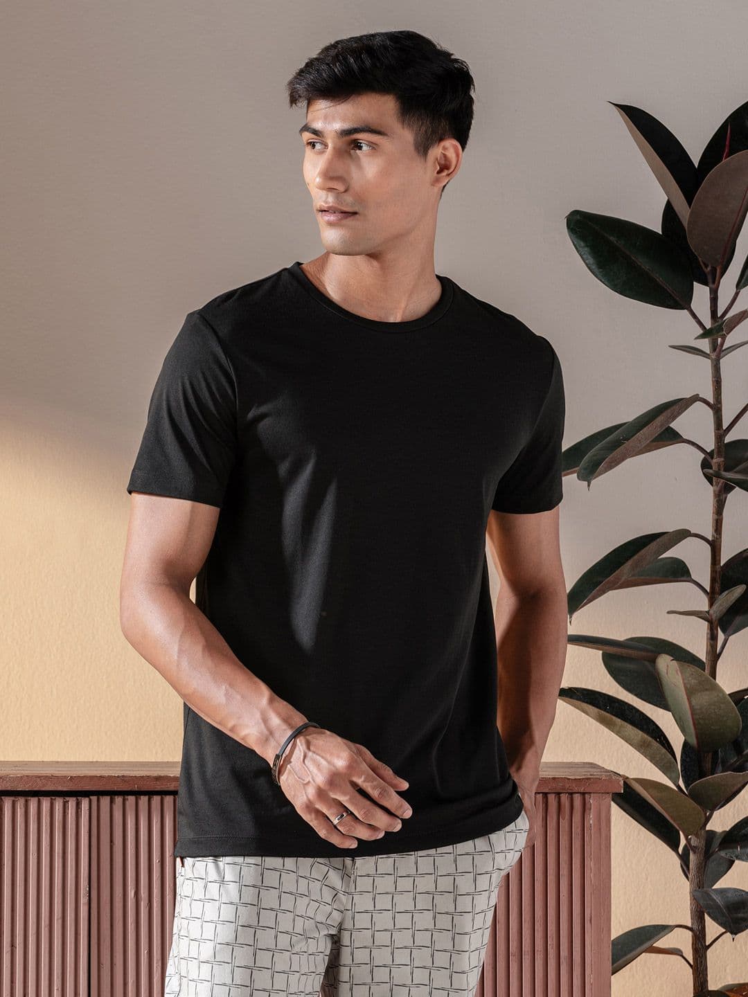 DAMENSCH Ultralight Basic Crew Pure Cotton Lounge T-Shirts - view 1
