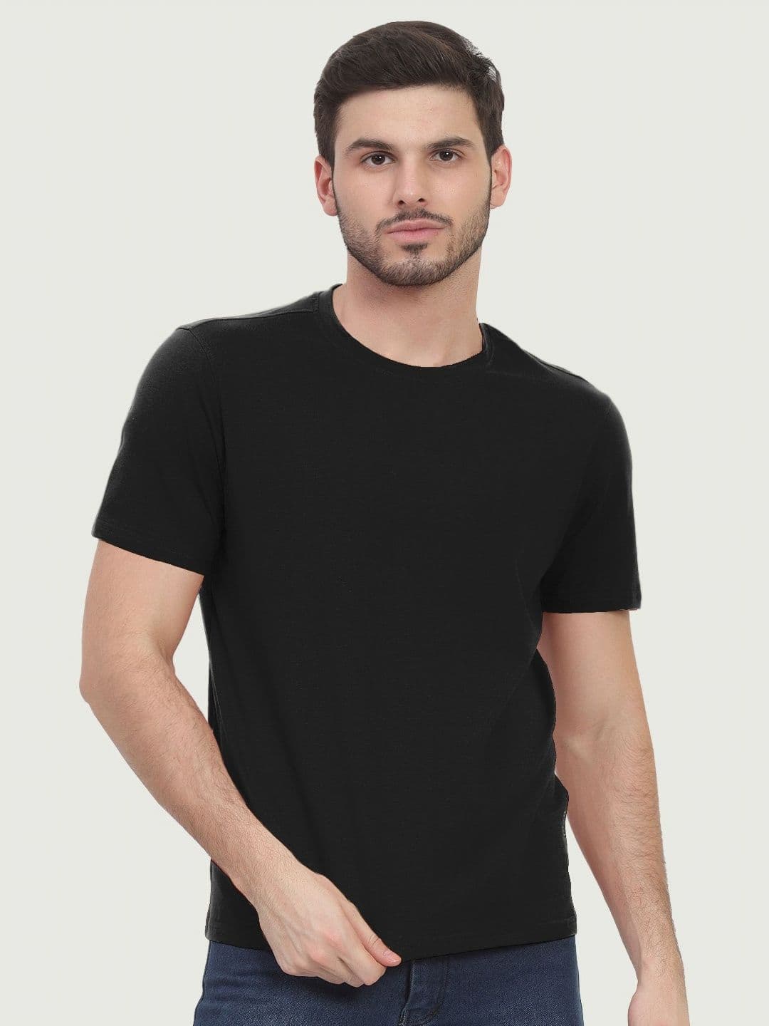 FREECULTR Men Half Sleeve Crew Neck Organic Cotton Tshirts - view 1