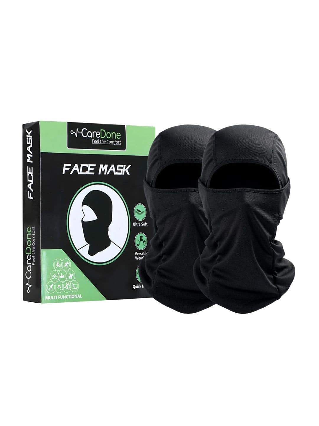 CareDone Men Pack Of 2 Bike Riding Dust Protection Headband - view 1