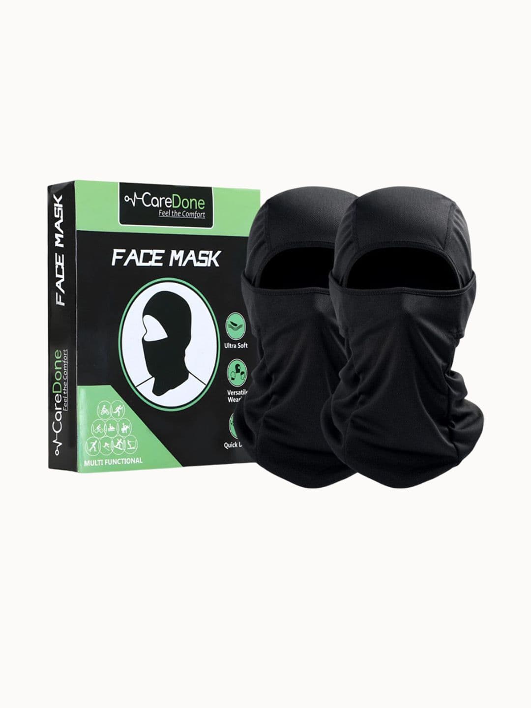 CareDone Men Pack Of 2 Bike Riding Dust Protection Headband - view 1