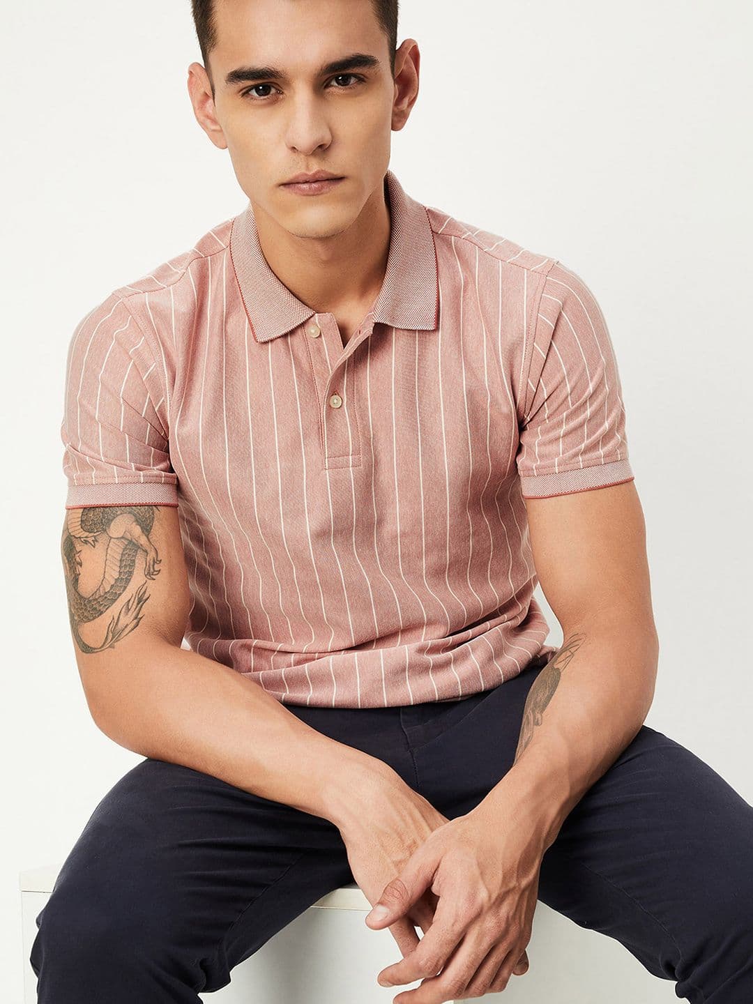 max Men Polo Collar Pockets T-shirt - view 1