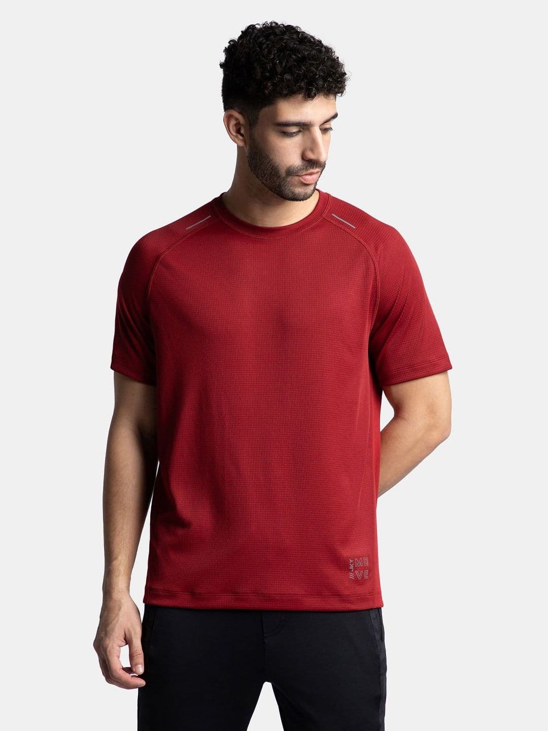 Jockey Lightweight Microfiber Half Sleeve Active Wear Tshirt with Breathable Mesh - MV16 - view 1