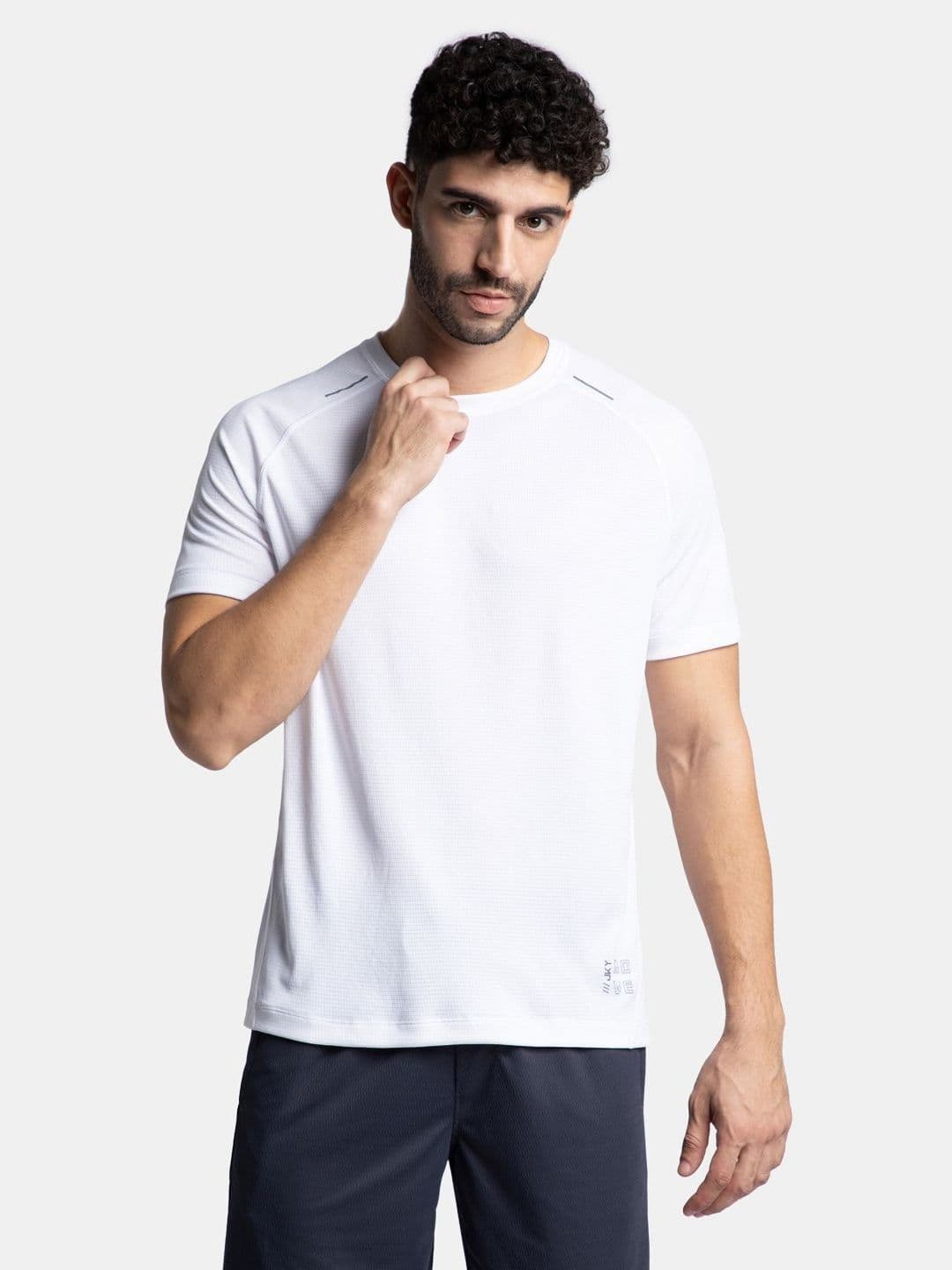 Jockey Lightweight Microfiber Half Sleeve Active Wear Tshirt with Breathable Mesh - MV16 - view 1
