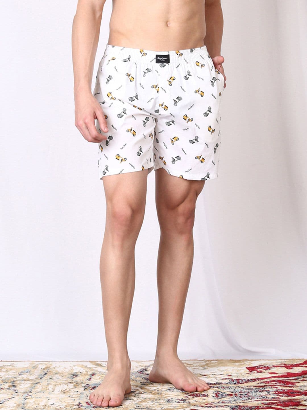Pepe Jeans Printed Pure Cotton Breatheable Boxer - view 1