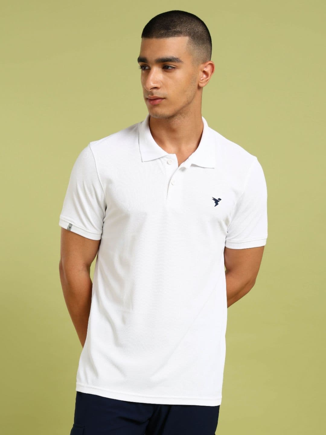 Technosport Polo Collar Short Sleeves UPF50+ Sun Protection Slim Fit Sports Tshirt - view 1