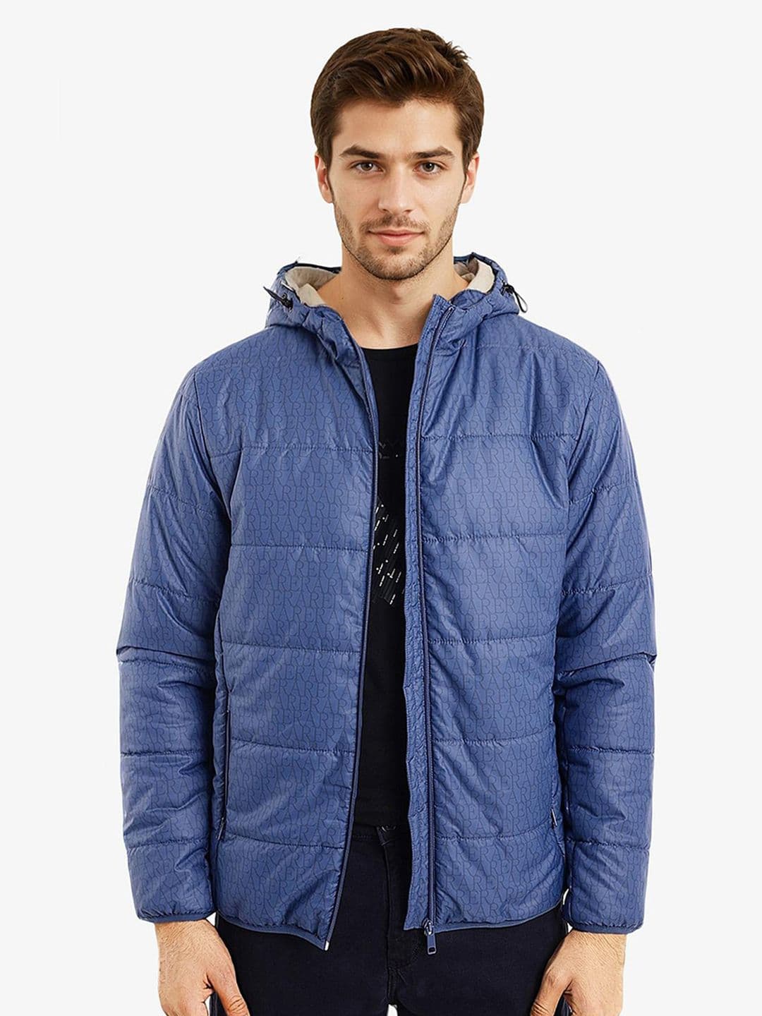 RARE RABBIT Vasto Men Colourblocked Longline Padded Jacket - view 1