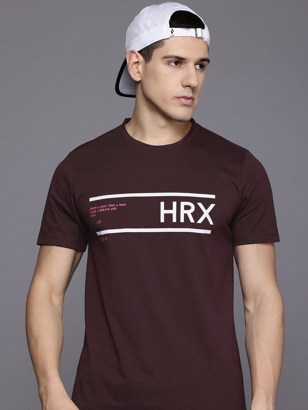 HRX by Hrithik Roshan Men Brand Logo Printed Running T-shirt - view 1