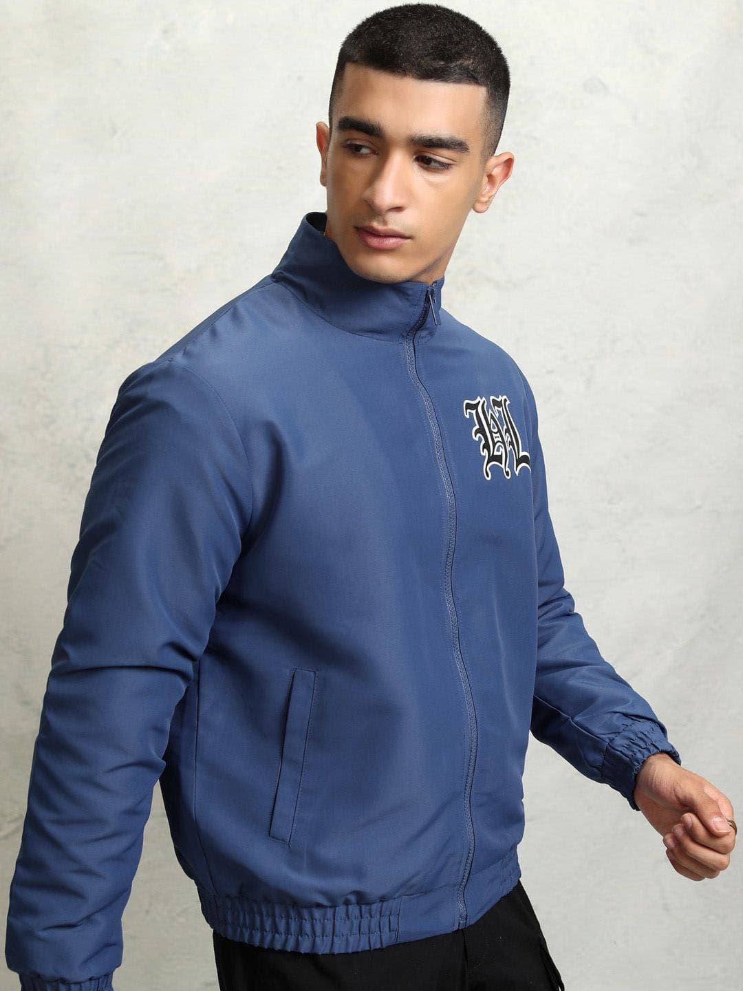 HIGHLANDER Men Sporty Jacket with Patchwork - view 1