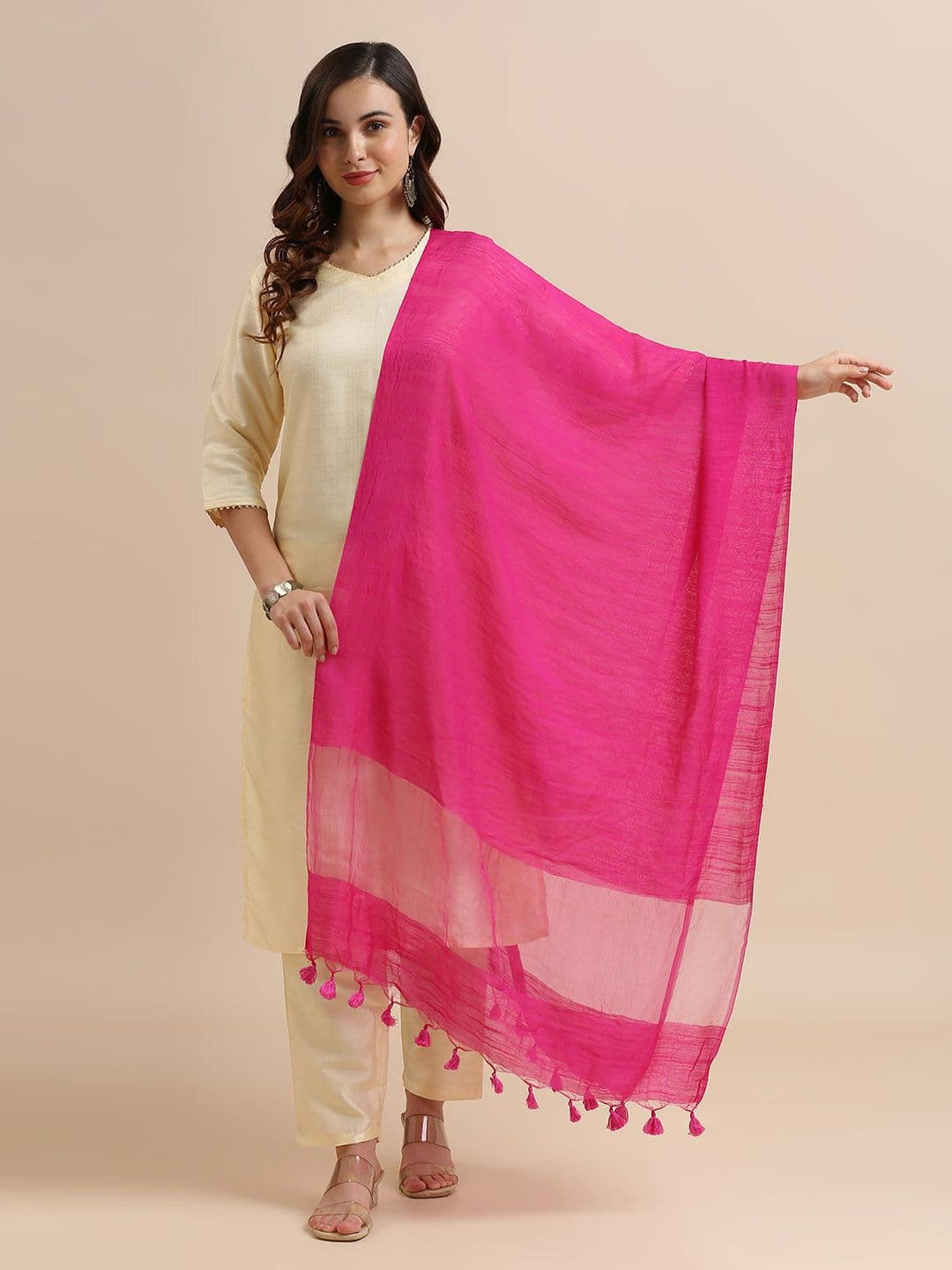 Dupatta Bazaar Tassels Dupatta - view 1