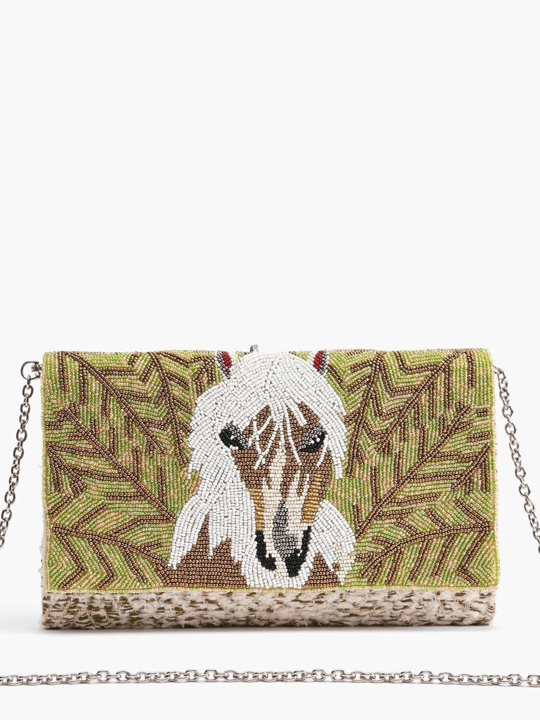 BohoGirl Embellished Foldover Clutch - view 1