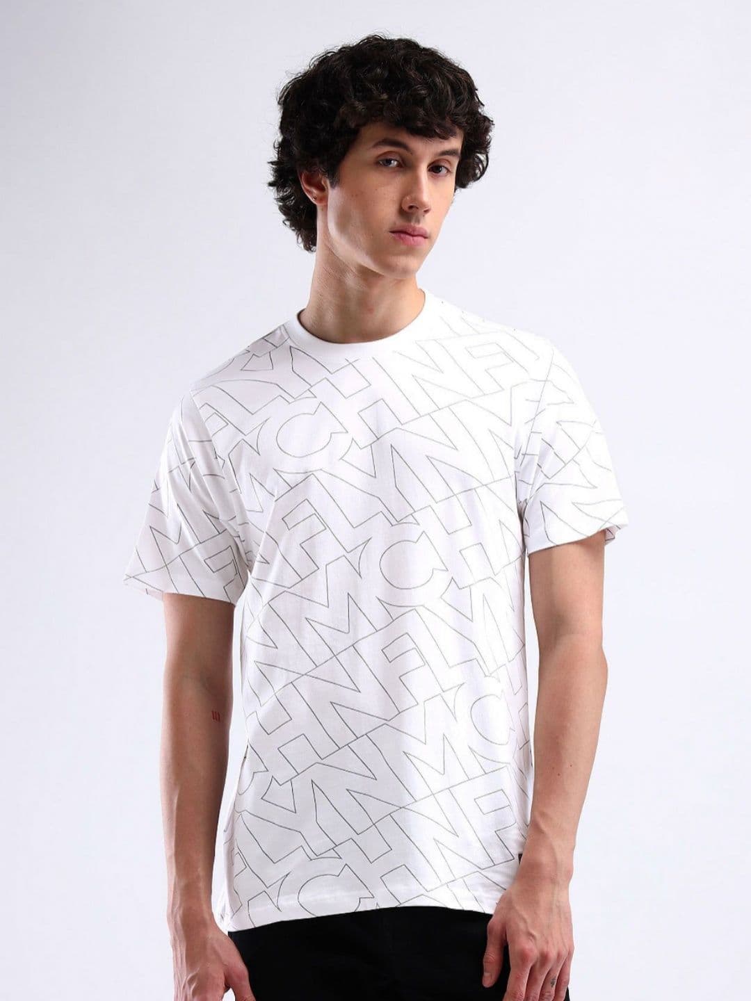Flying Machine Men Printed Pockets T-shirt - view 1